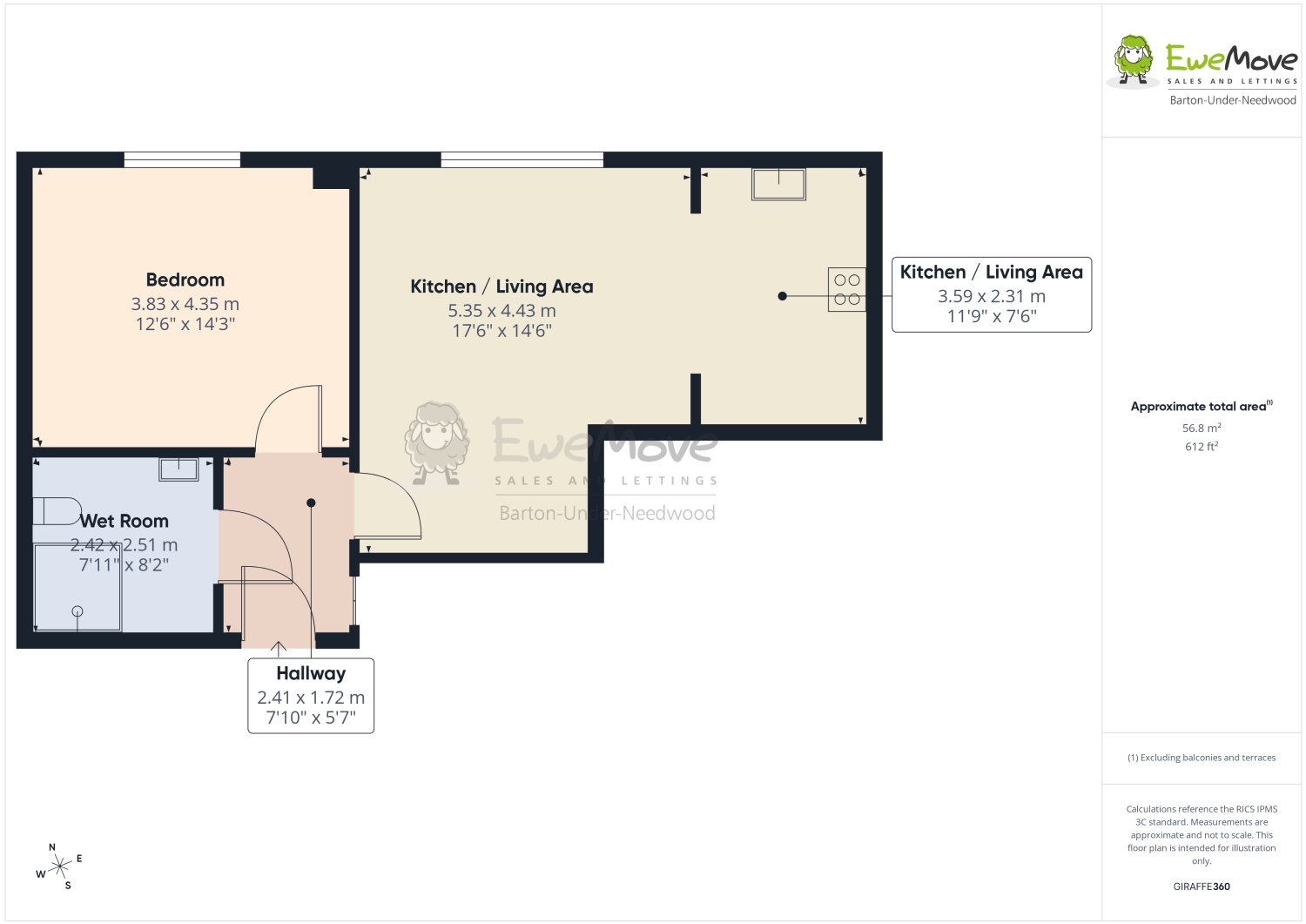 15, Barton Mews Short Lane, Burton-on-Trent floorplan