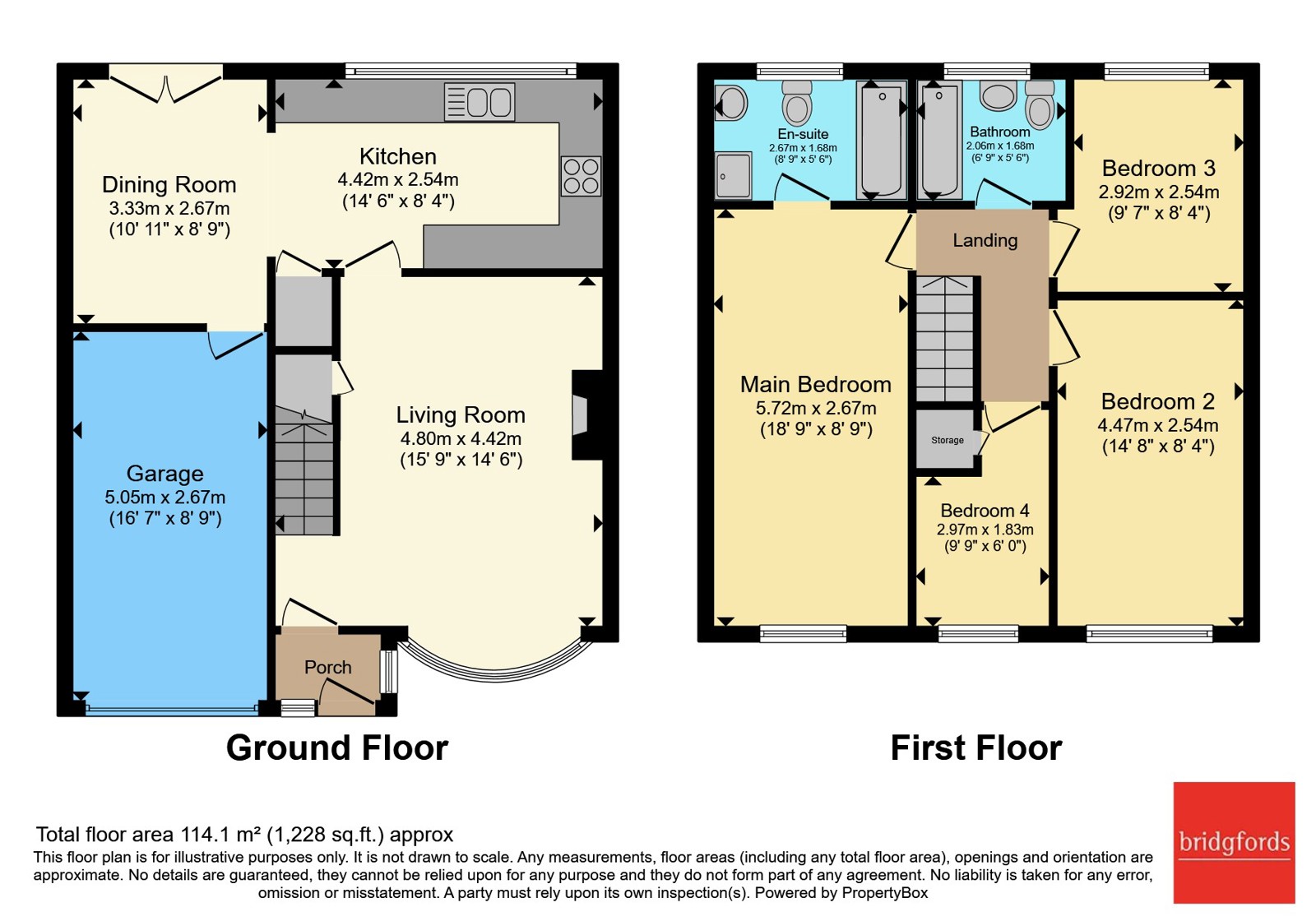 42, Clifton Drive, Derbyshire floorplan