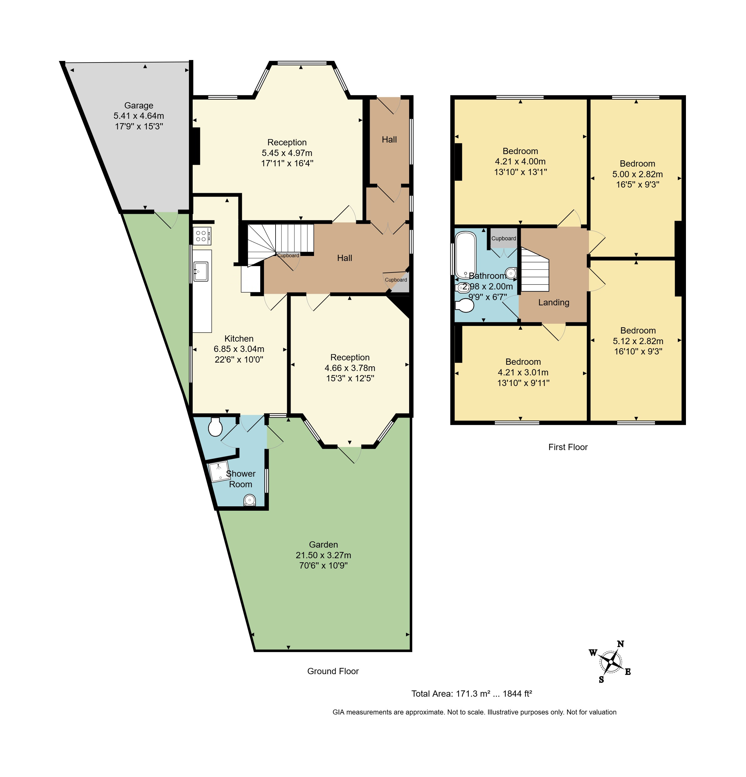220, East End Road, London floorplan