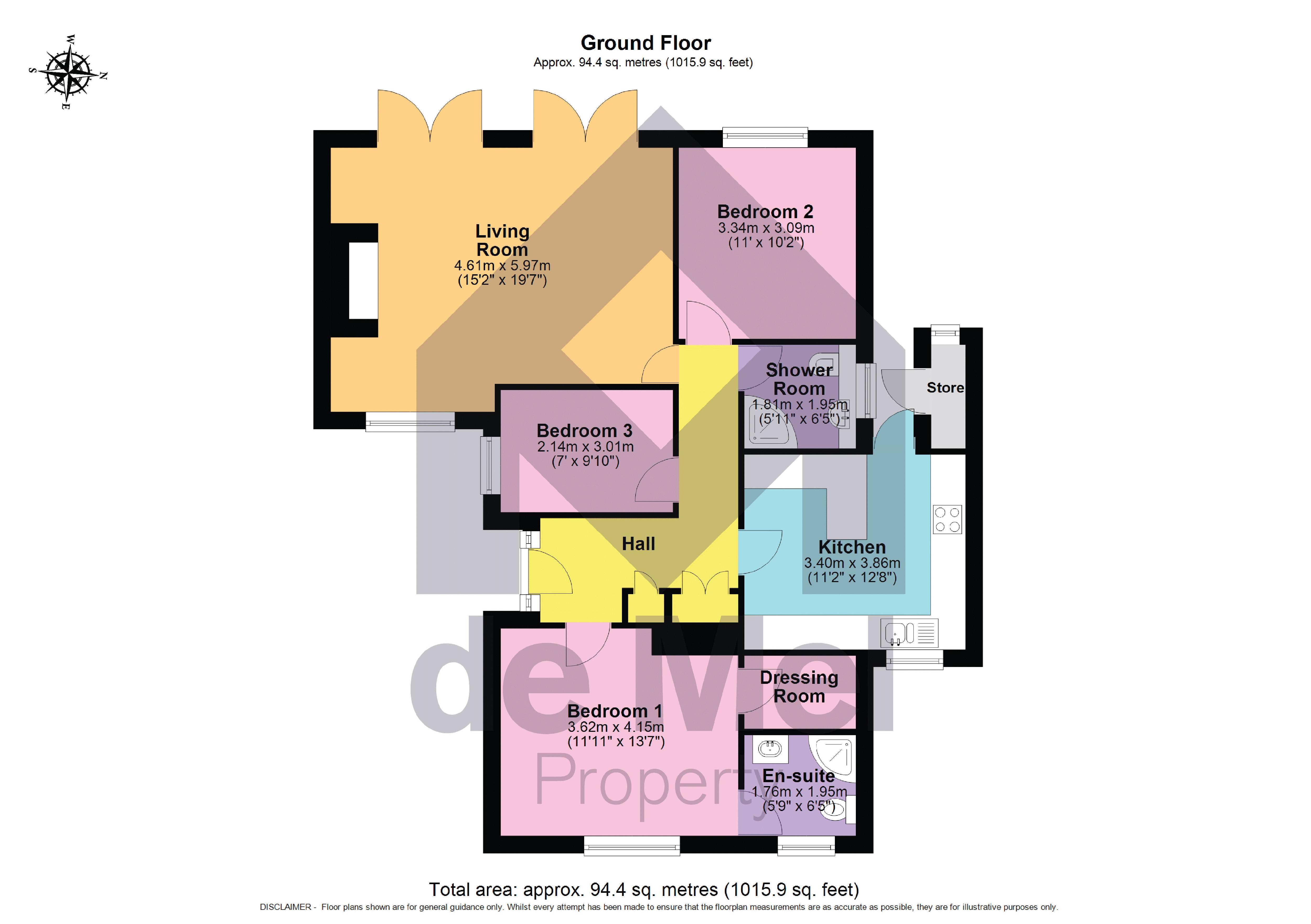 15, St. Margarets Drive, Tewkesbury floorplan