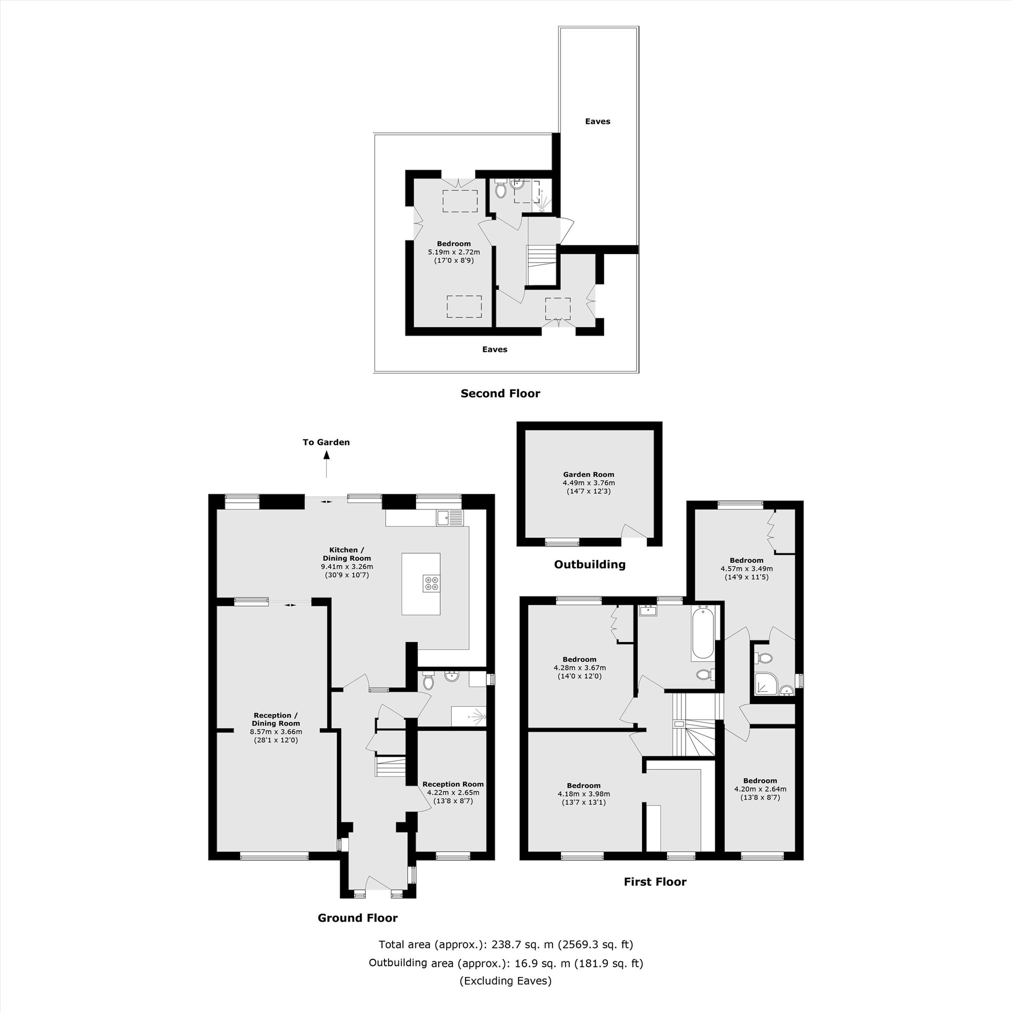 137, Robin Hood Way, London floorplan