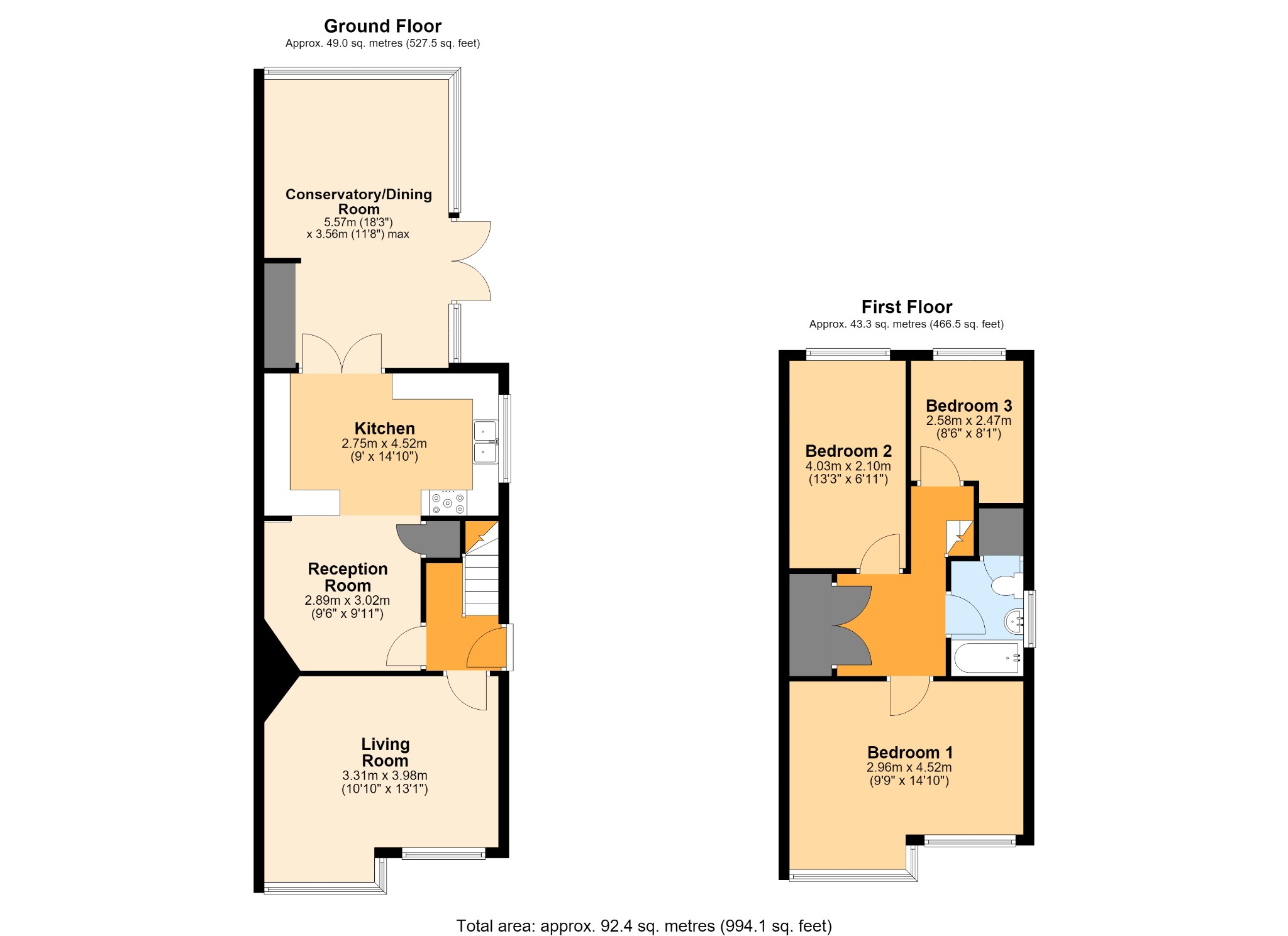 22 Northlands, Rumney, Cardiff floorplan