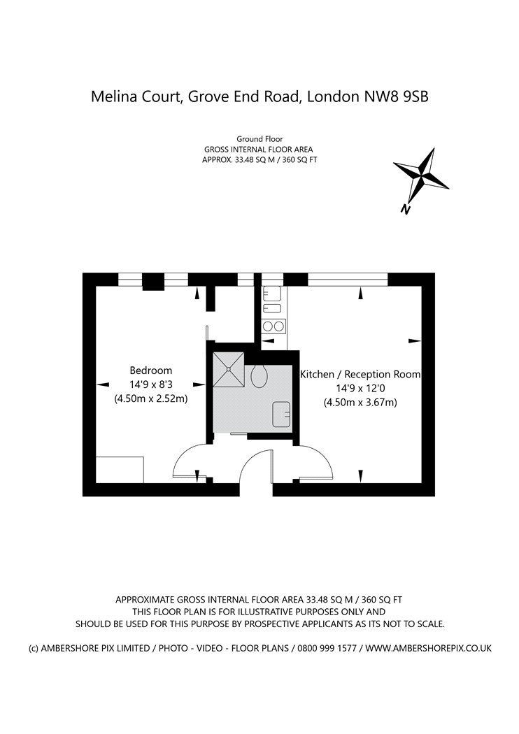 25, Melina Court, St John's Wood floorplan