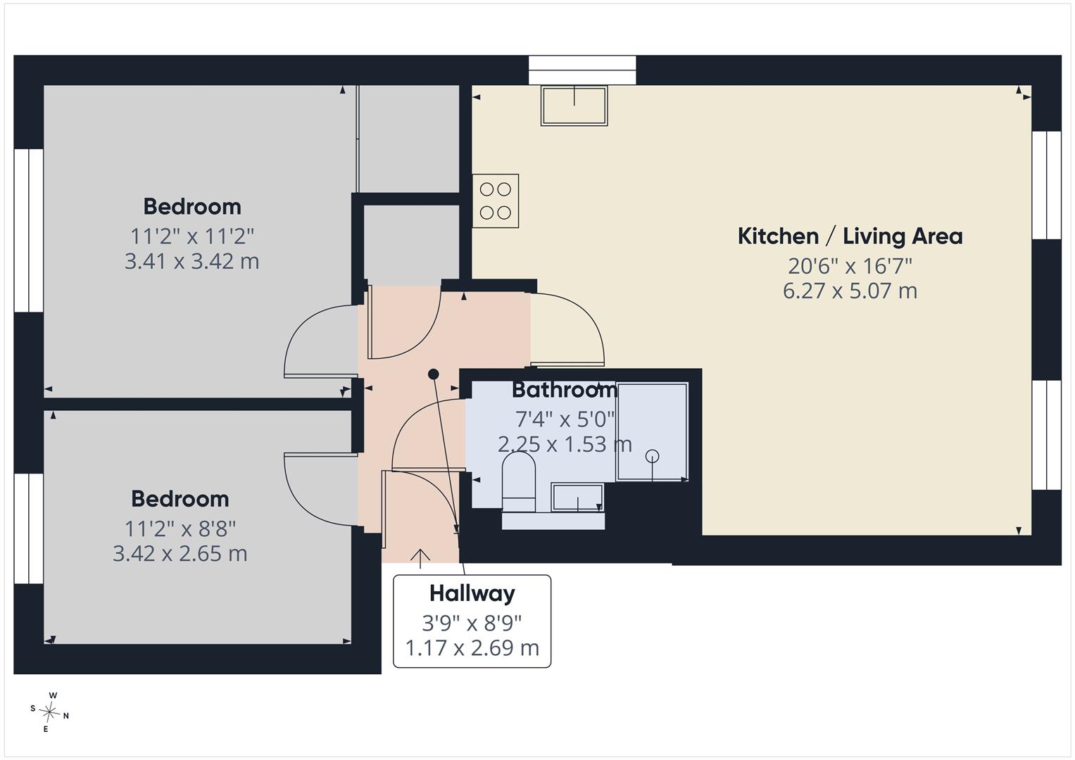 Flat 4, 183, Chipstead Valley Road, Coulsdon floorplan