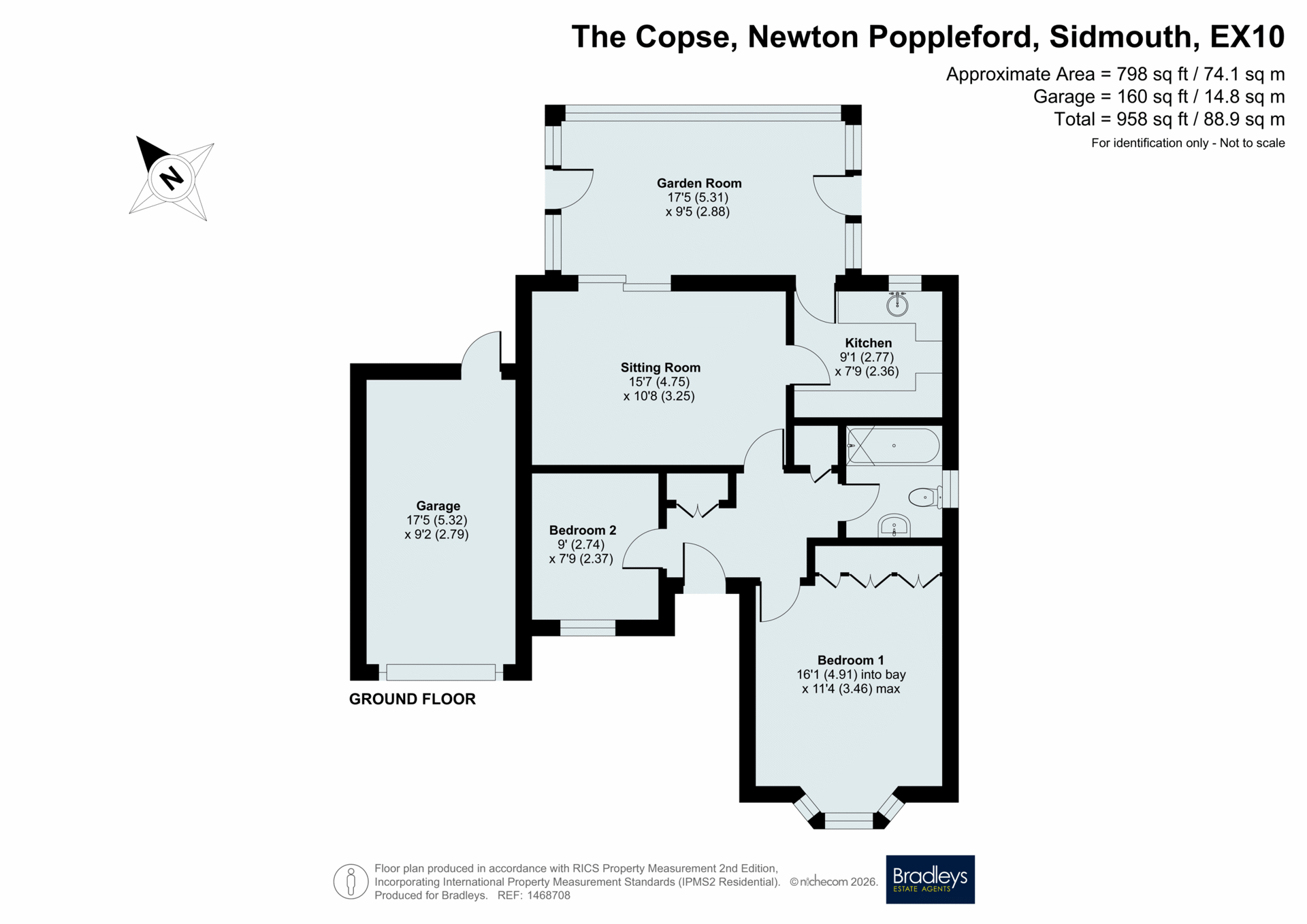6, The Copse, Sidmouth floorplan