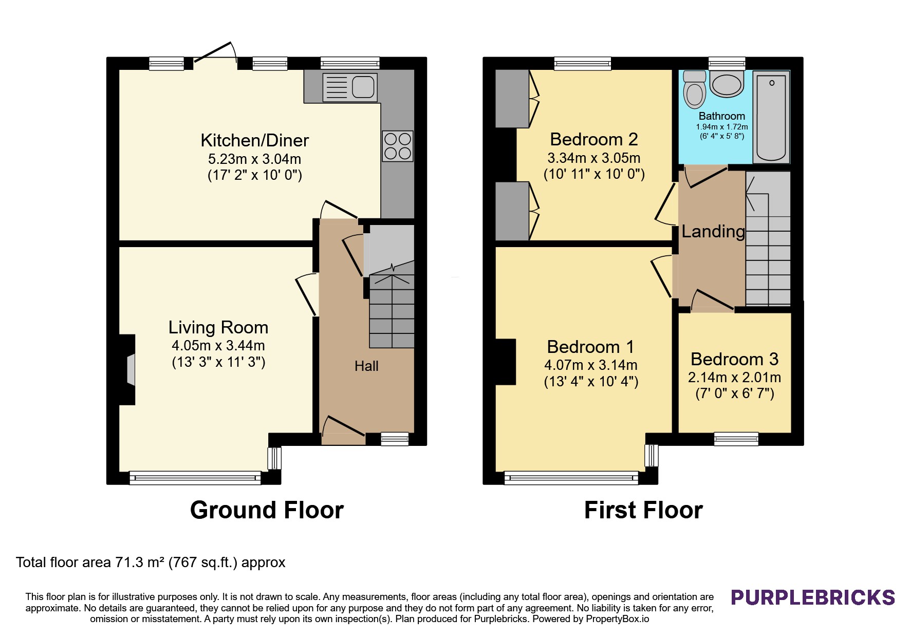 92, Baron Gardens, Ilford floorplan