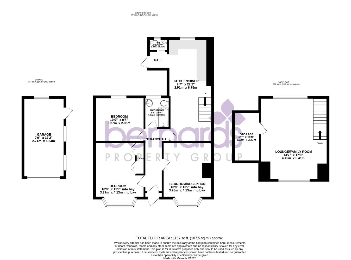 21, Alameda Road, Waterlooville floorplan