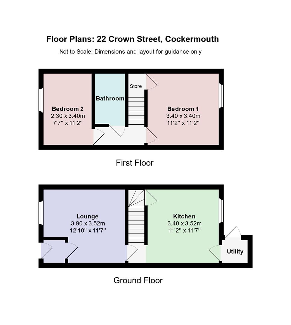 22, Crown Street, Cockermouth floorplan