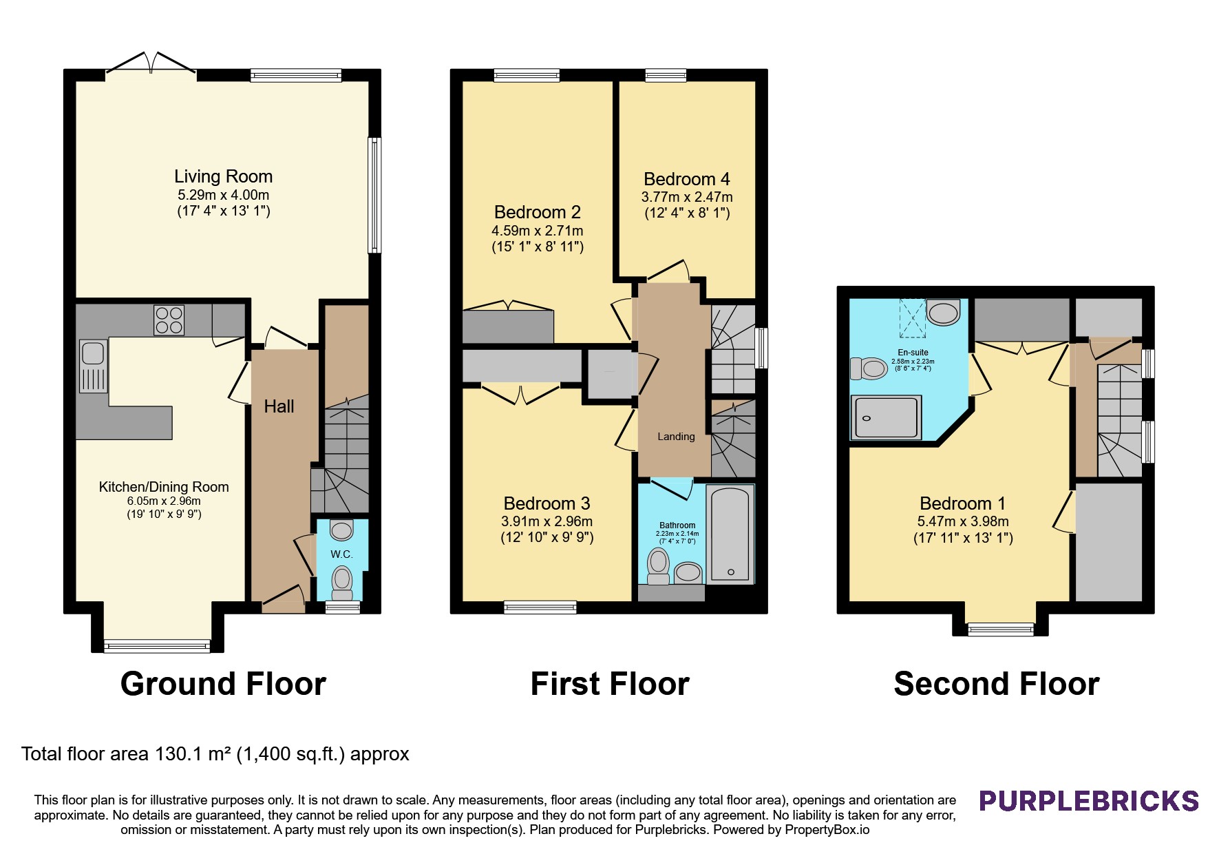 46, Linnet Lane, Hailsham floorplan