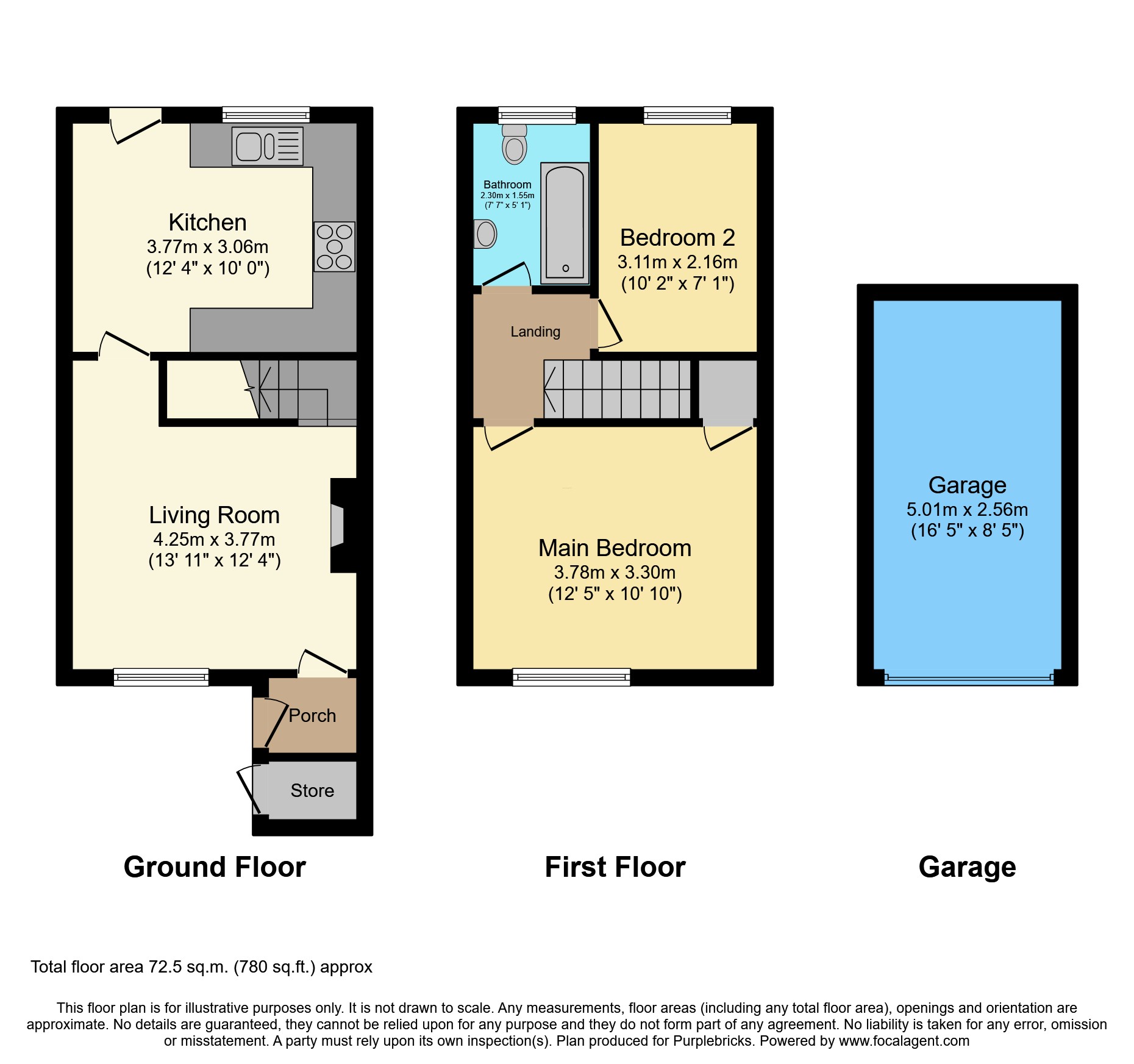 38, Rossett Drive, Manchester floorplan