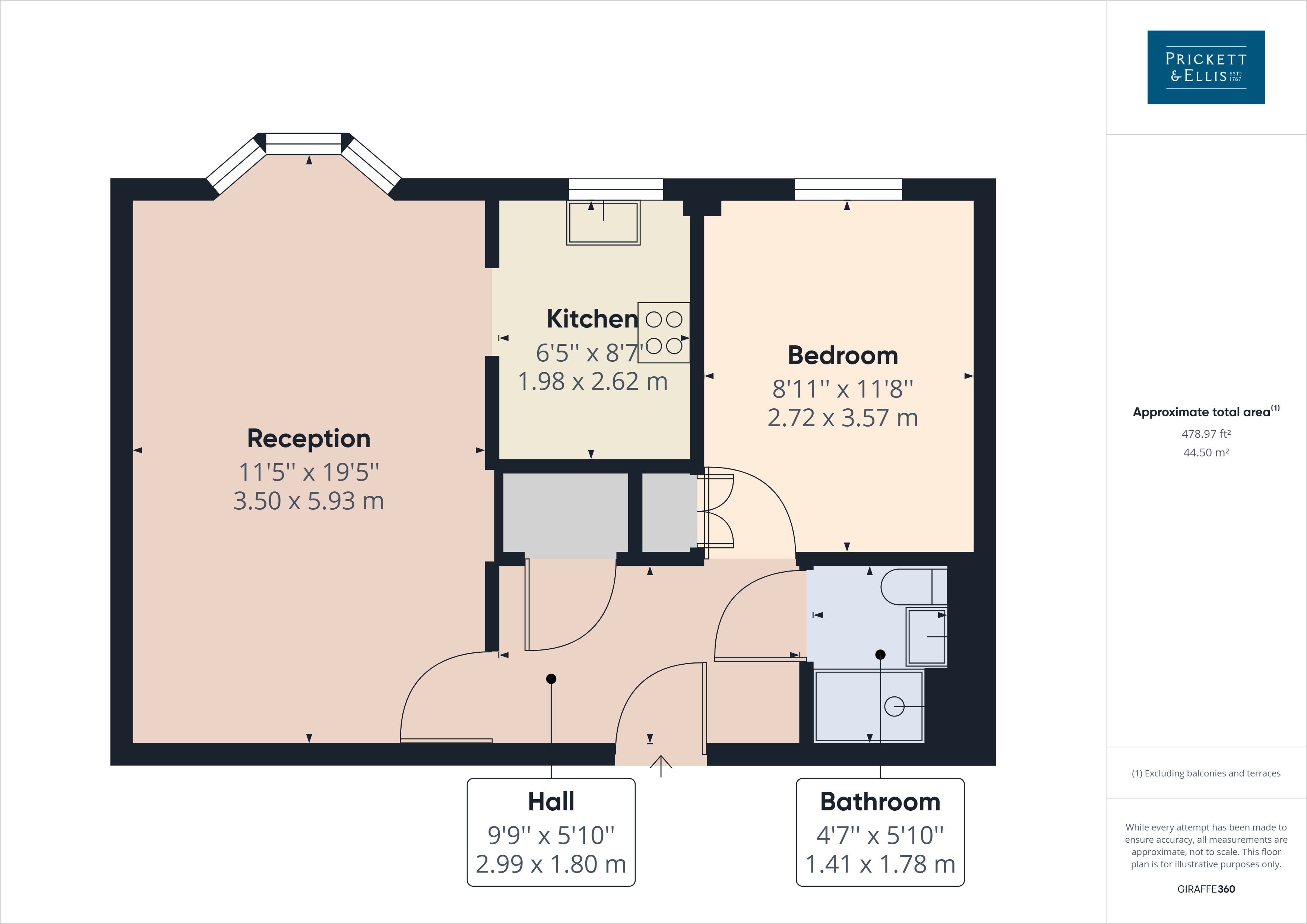 Flat 5,, Mayflower Lodge, London floorplan