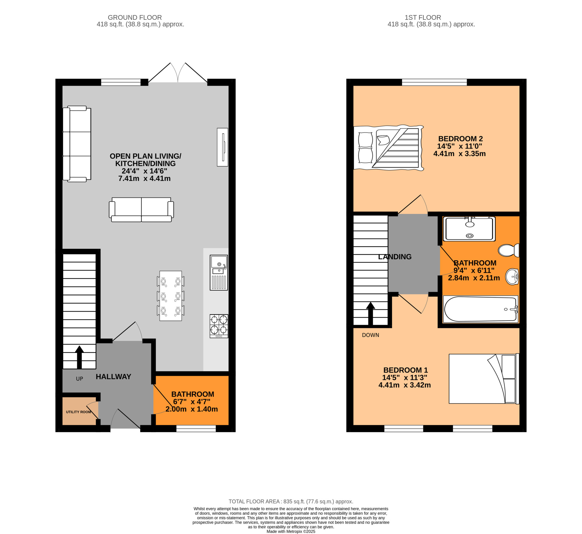 23, Potters Road, Southall floorplan