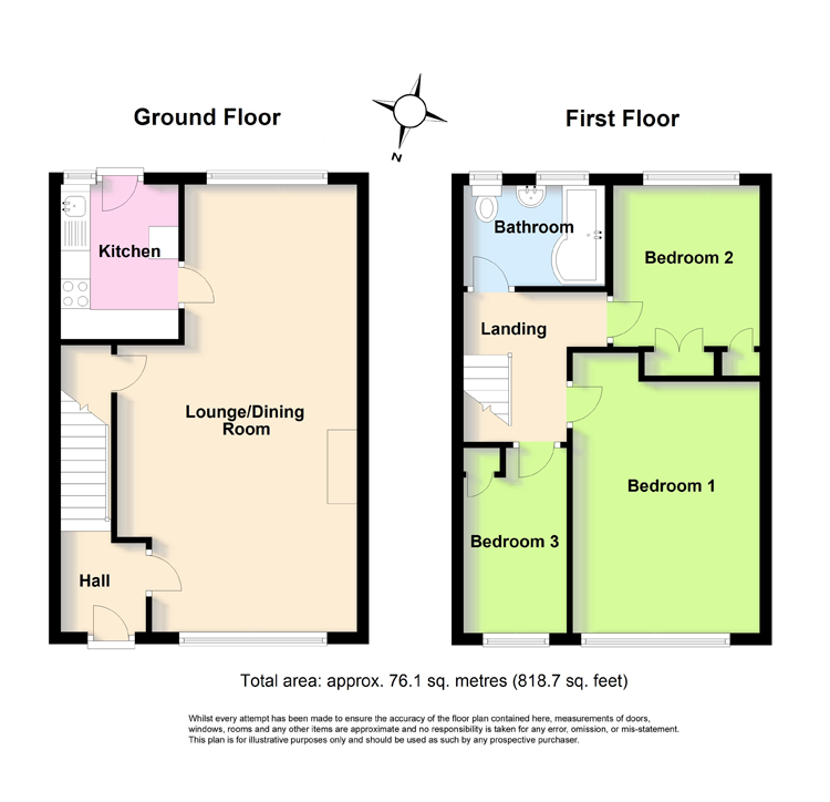 3 Bedrooms Terraced house for sale in Greenland Road, Worthing, West Sussex BN13