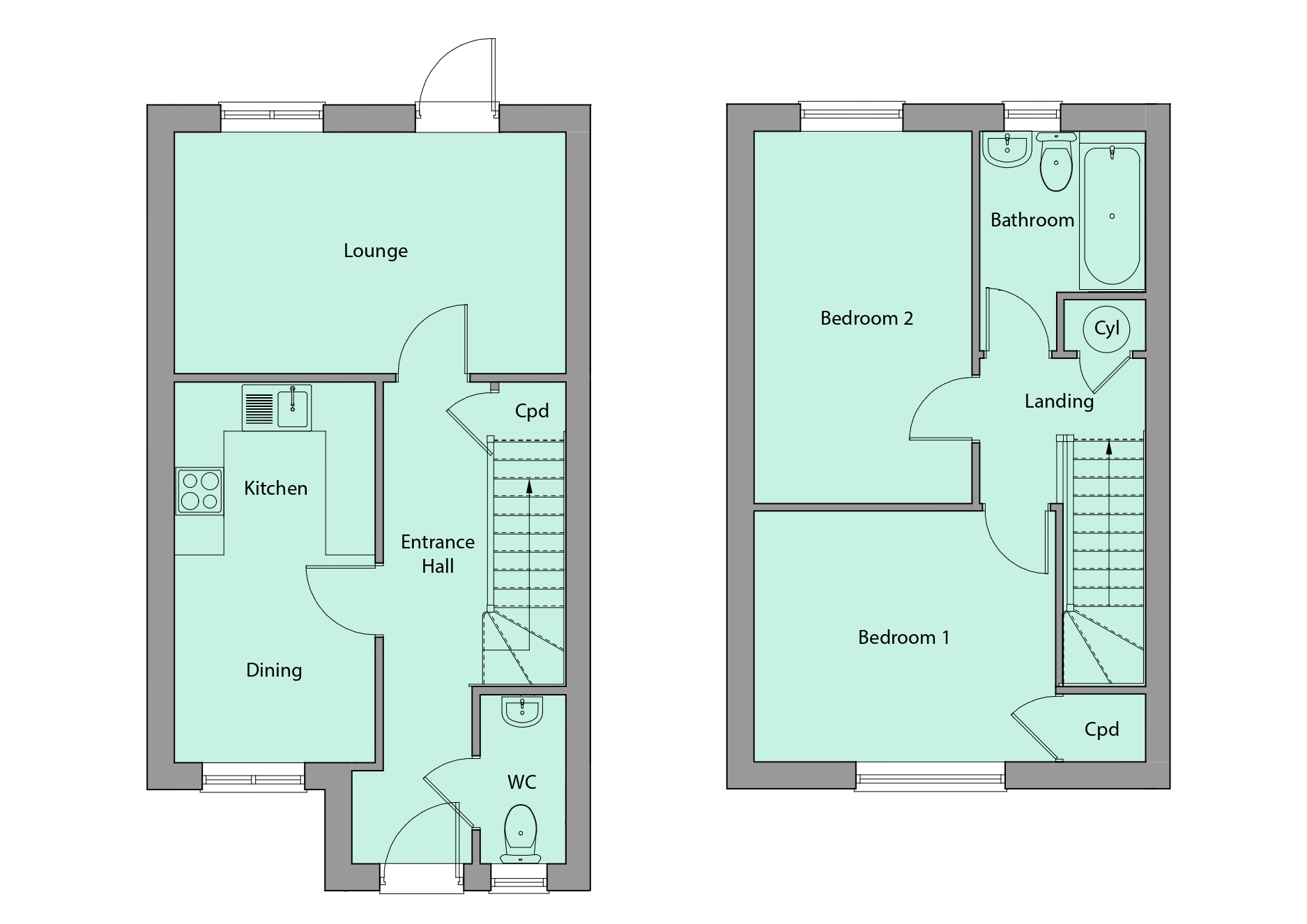 18, Skylark Rise, Lowestoft floorplan
