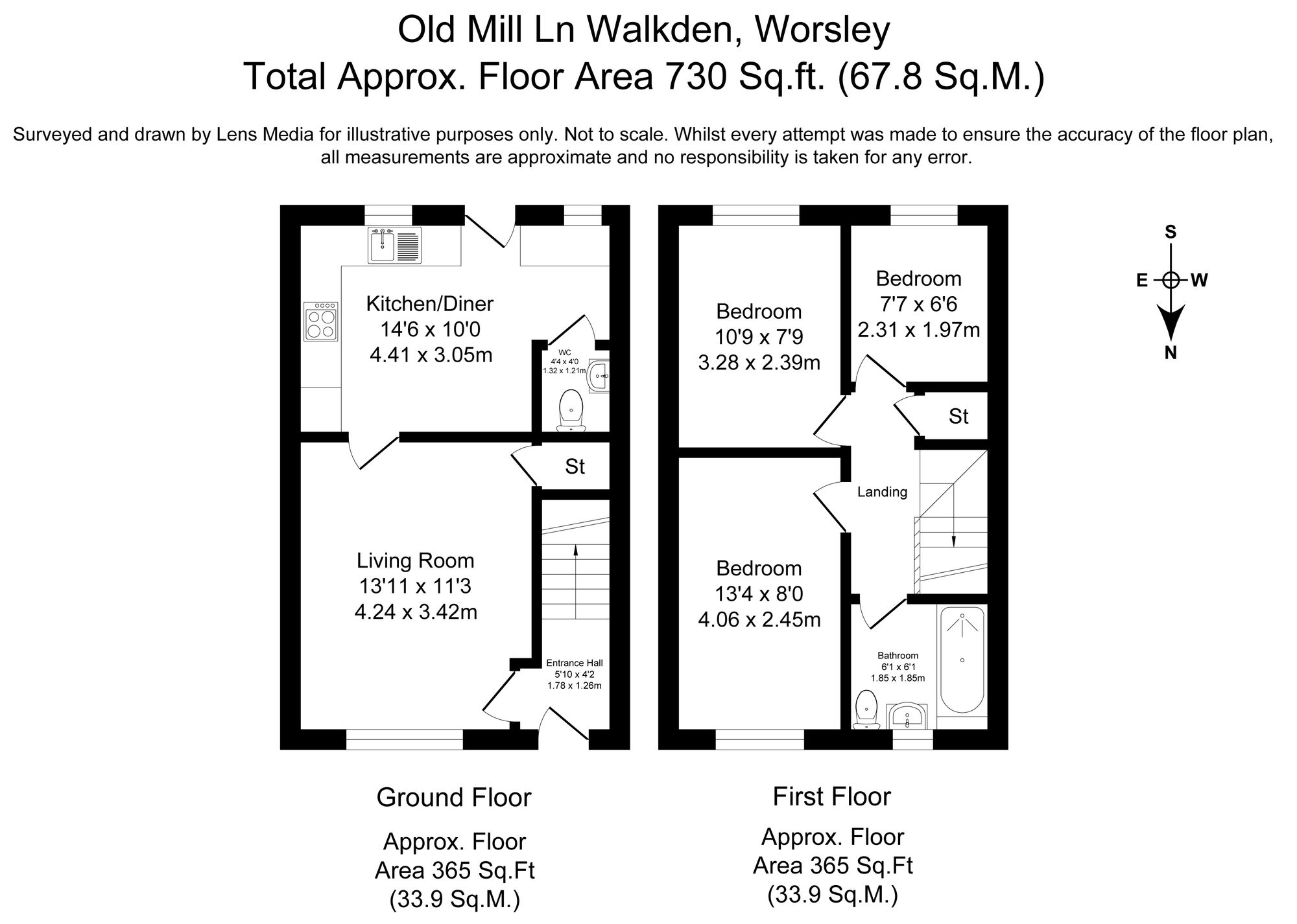 15 Old Mill Lane, Manchester floorplan