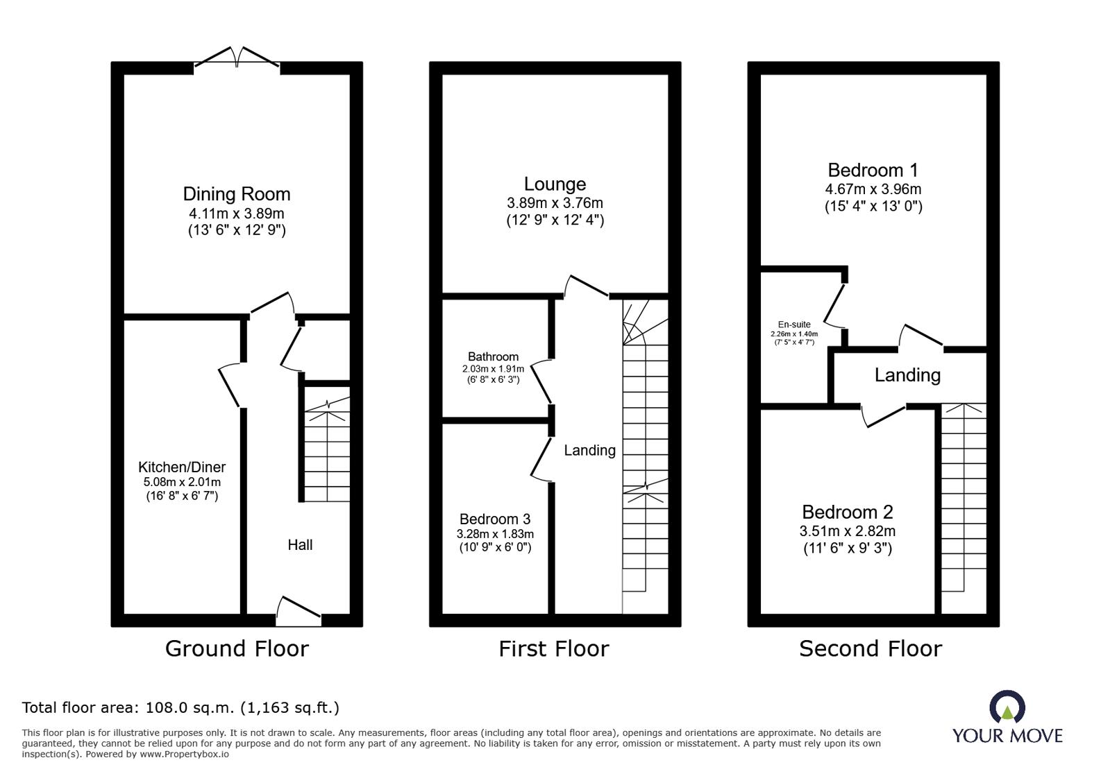 Balata Way, Staffordshire floorplan
