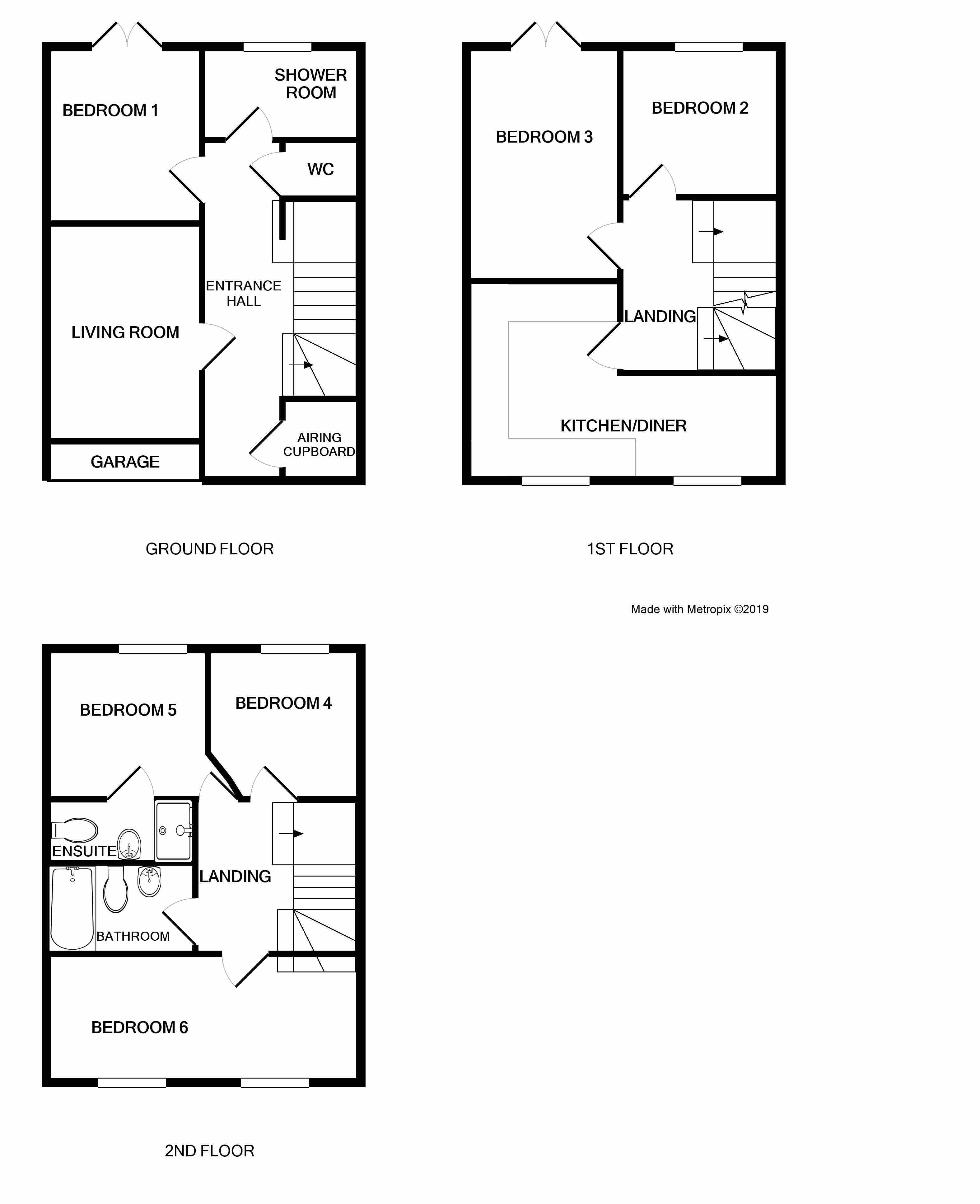 6, Wren Close, Bristol floorplan