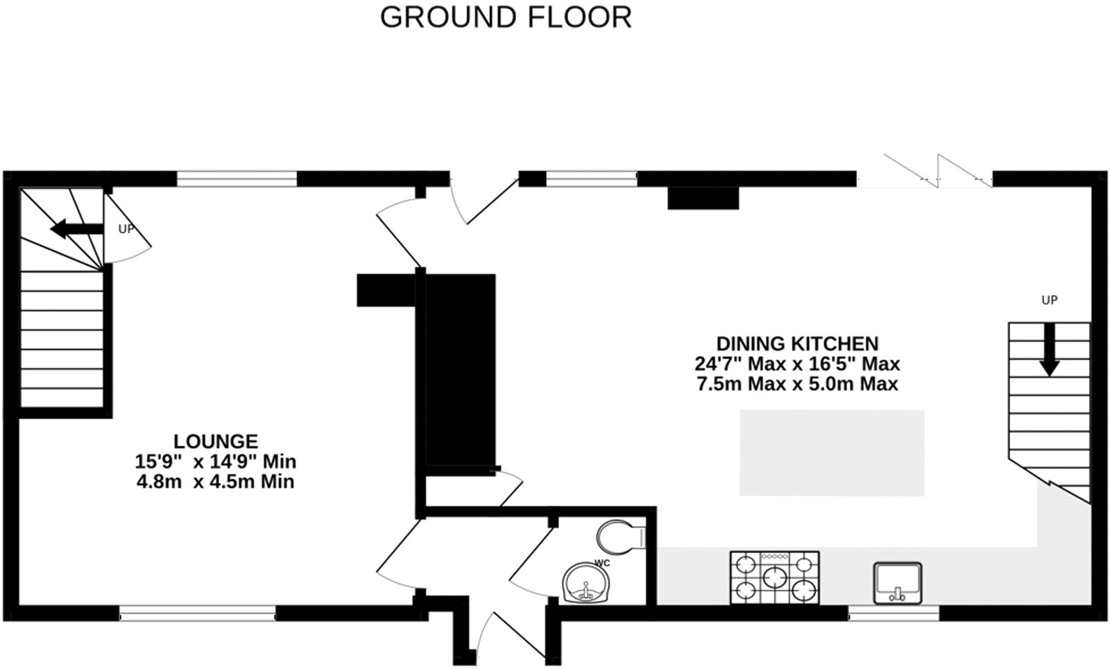 70, Main Street, Leicester floorplan