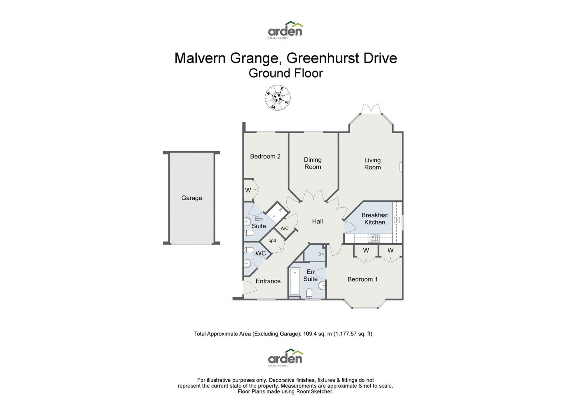 Malvern Grange, Greenhurst Drive, Barnt Green, B45 8GH floorplan