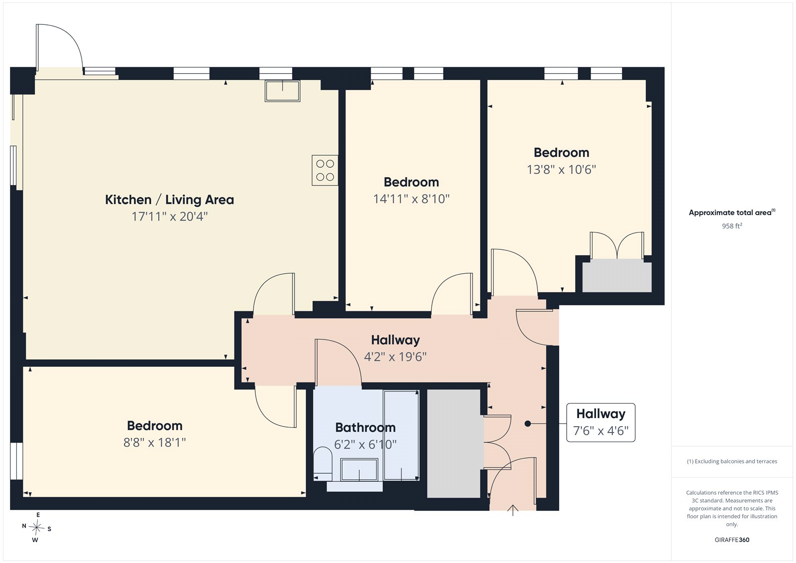 67, Manston Court, 2, Thornbury Way, Walthamstow floorplan