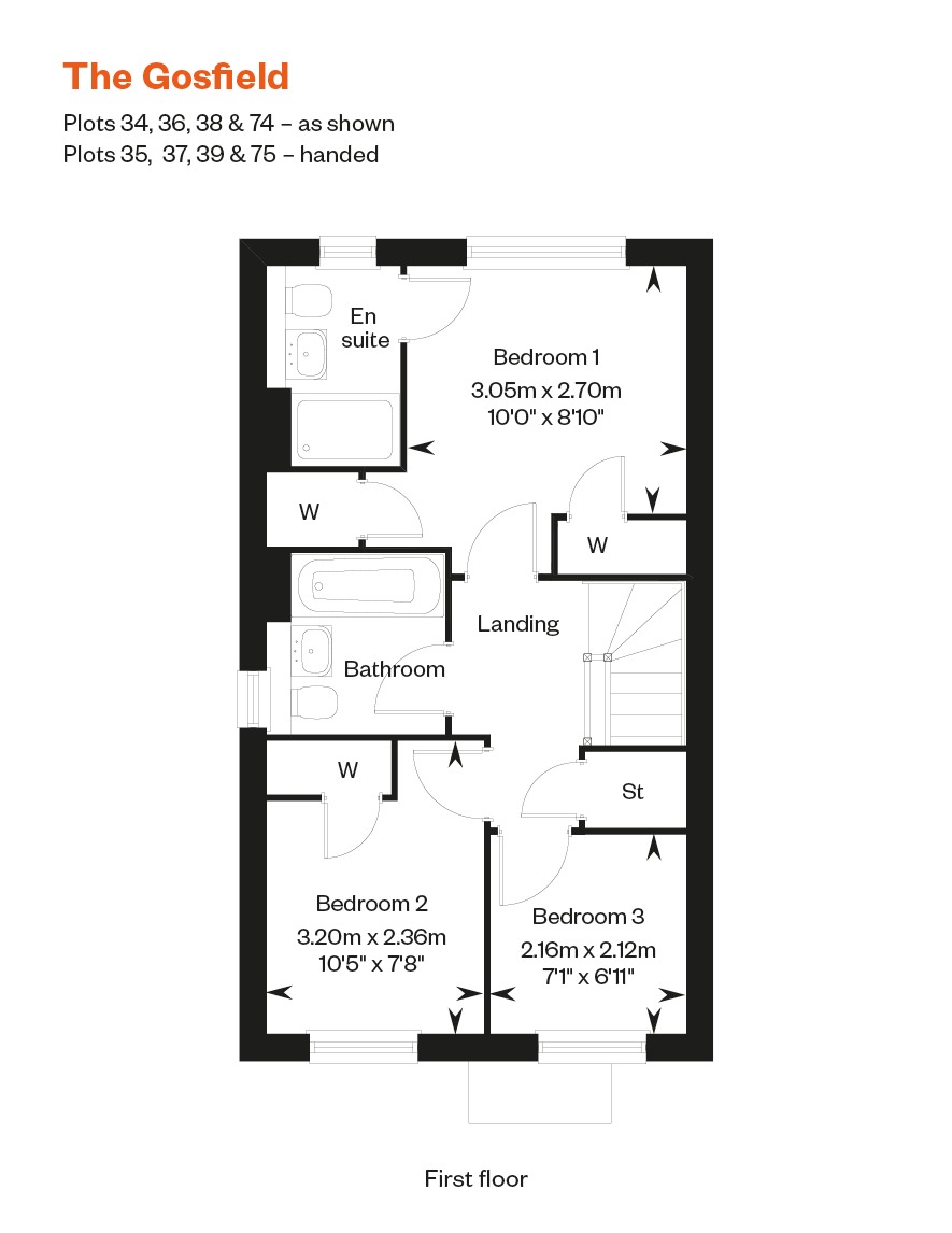 Ufford Chase, Plot 127, Colchester floorplan