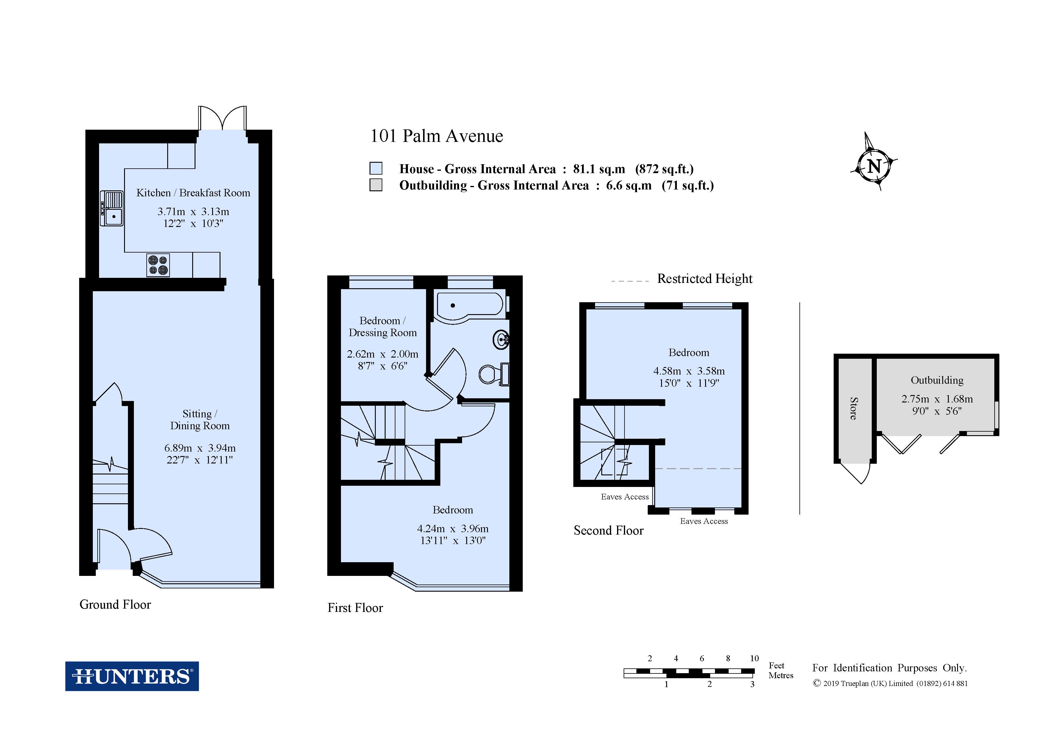 3 Bedrooms Terraced house for sale in Palm Avenue, Sidcup, Kent DA14