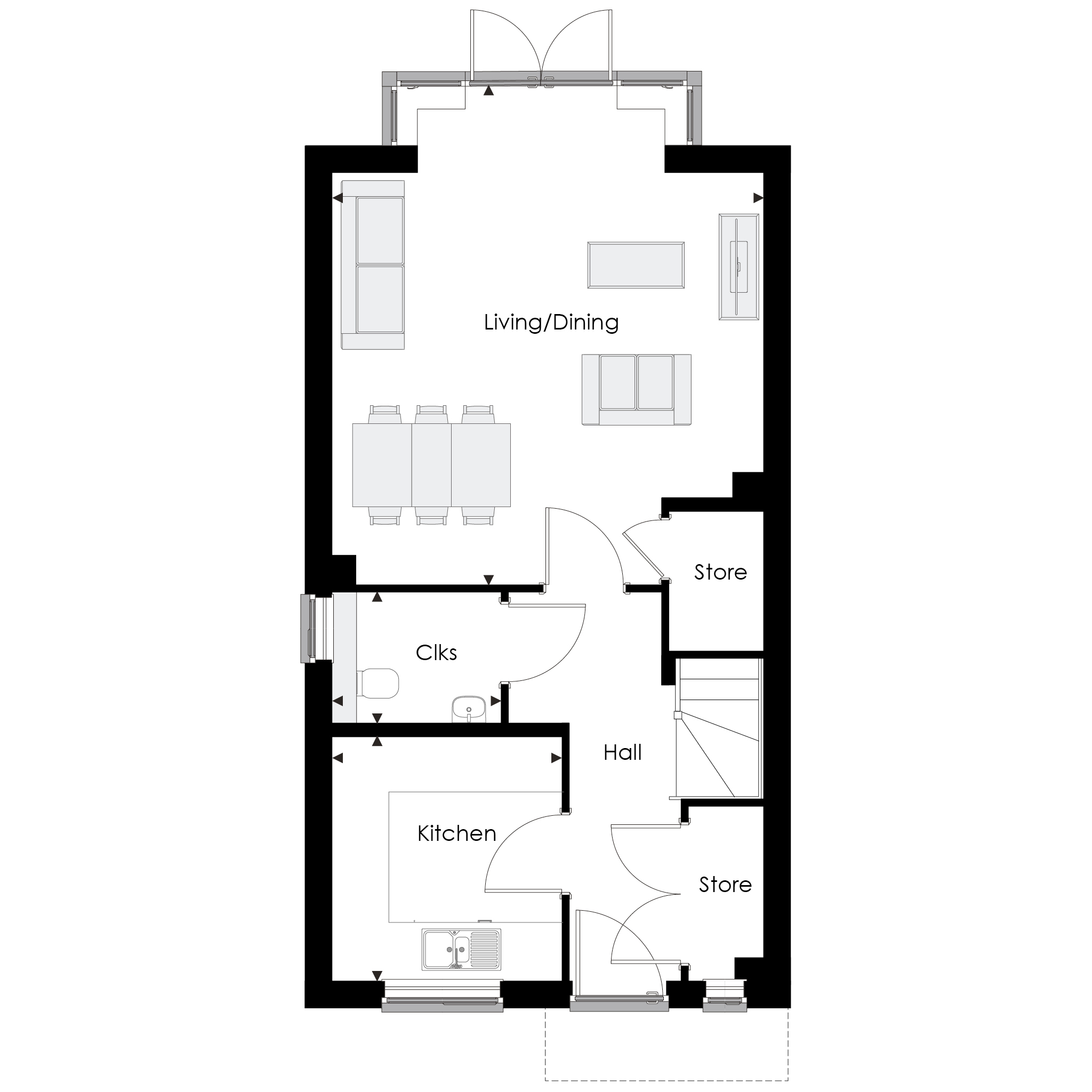 Oakfield Lane, Wilmington floorplan