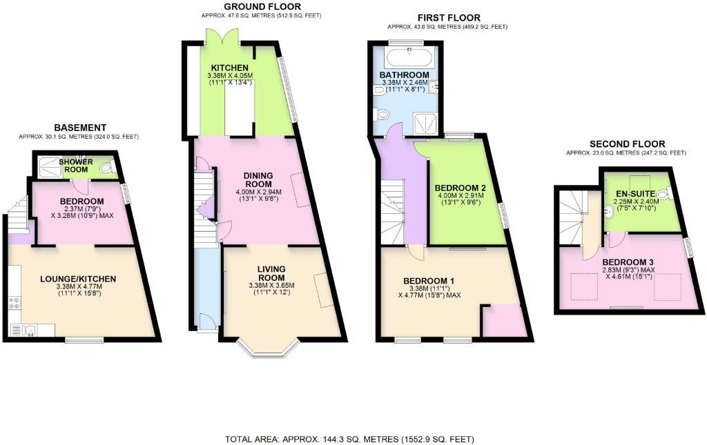 2, Albert Road, Stockport floorplan