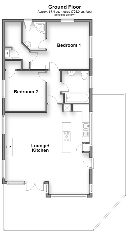 Reach Road St. Margaret's At Cliffe, Dover floorplan