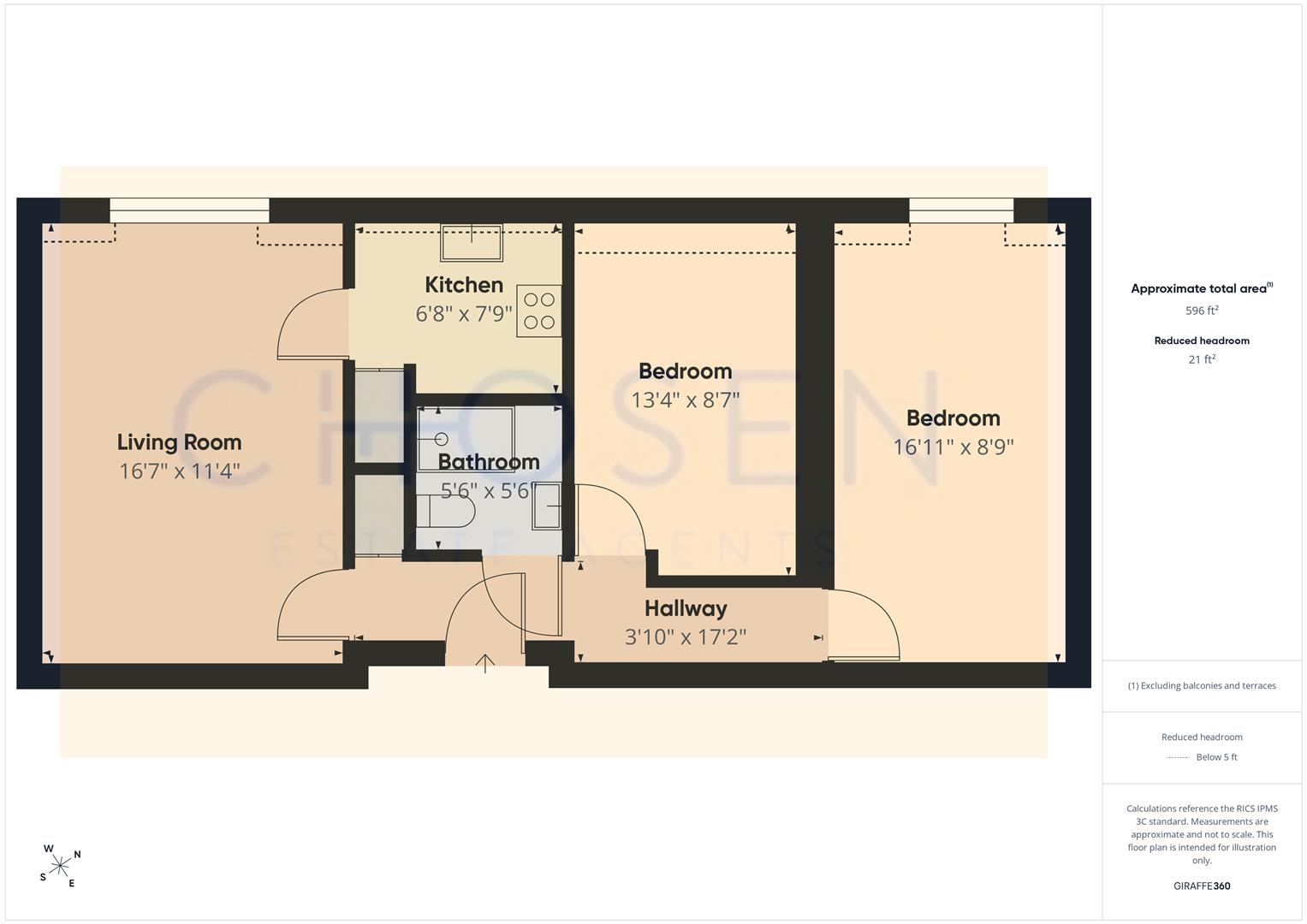 Flat 25, Sweetbriar House, Chapel Hay Lane, Gloucester floorplan
