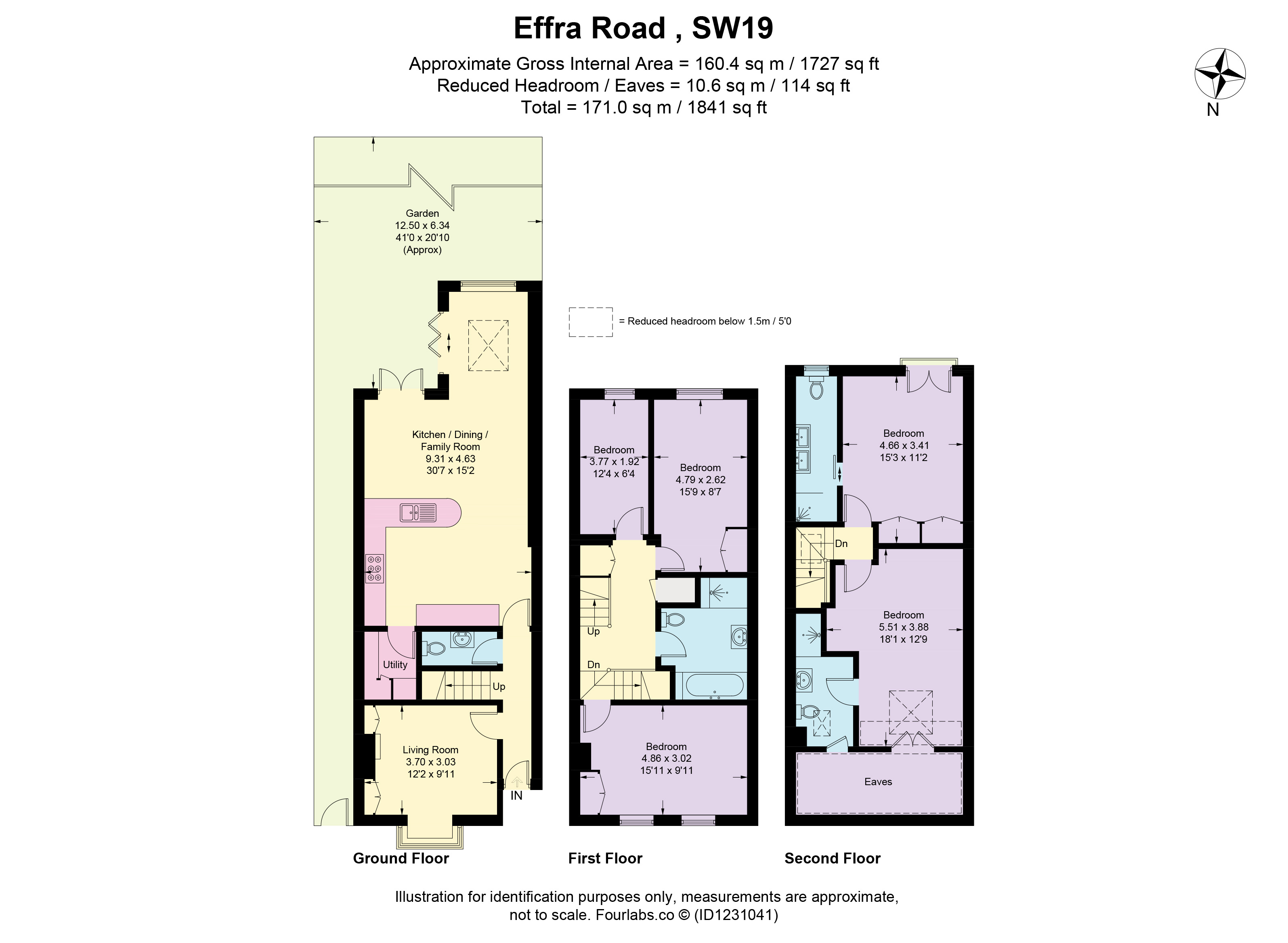 Effra Road, London, SW19 floorplan