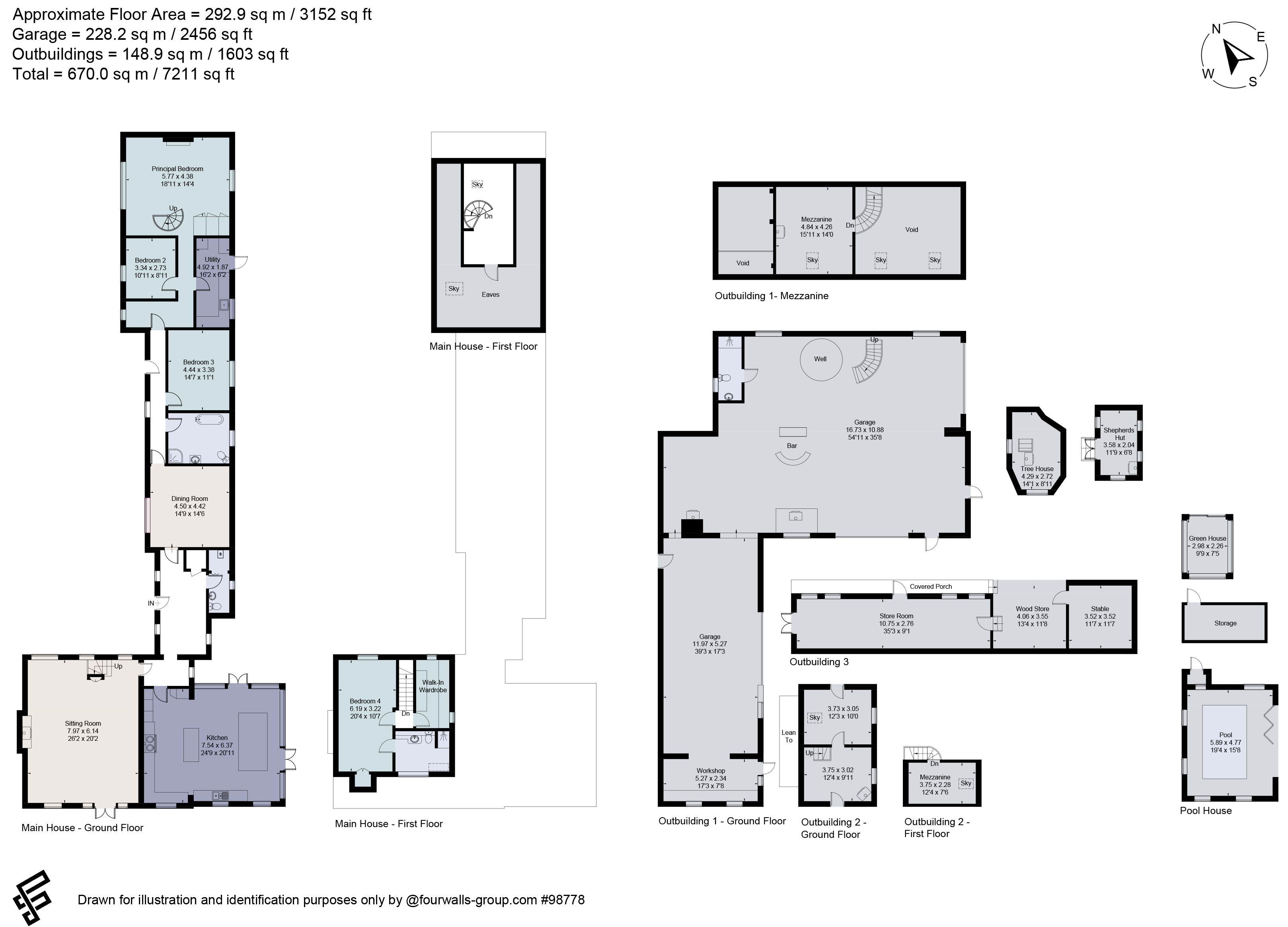 Duncans Granary,, West Chiltington Lane, West Sussex floorplan