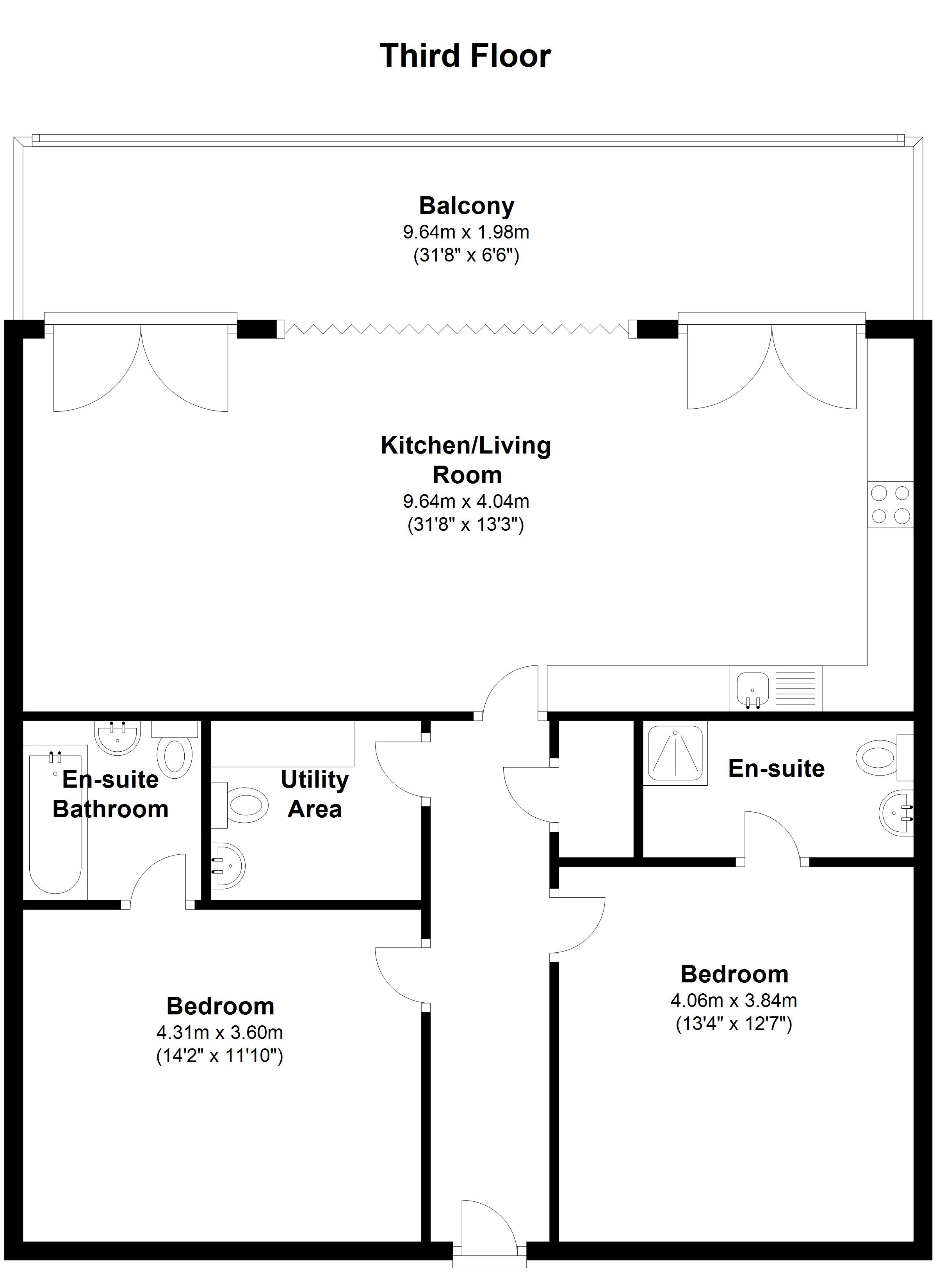 2 Bedrooms Flat for sale in A), The View, Station Square, Bergholt Road, Colchester CO4