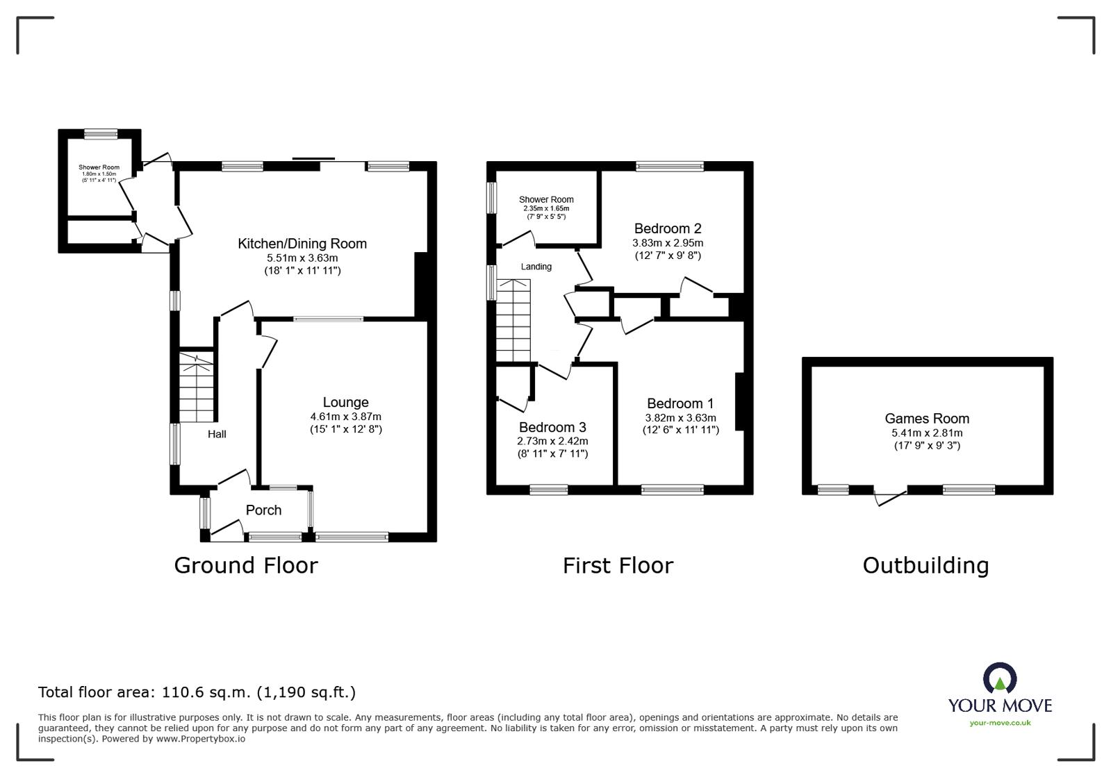96, Western Road, Goole floorplan