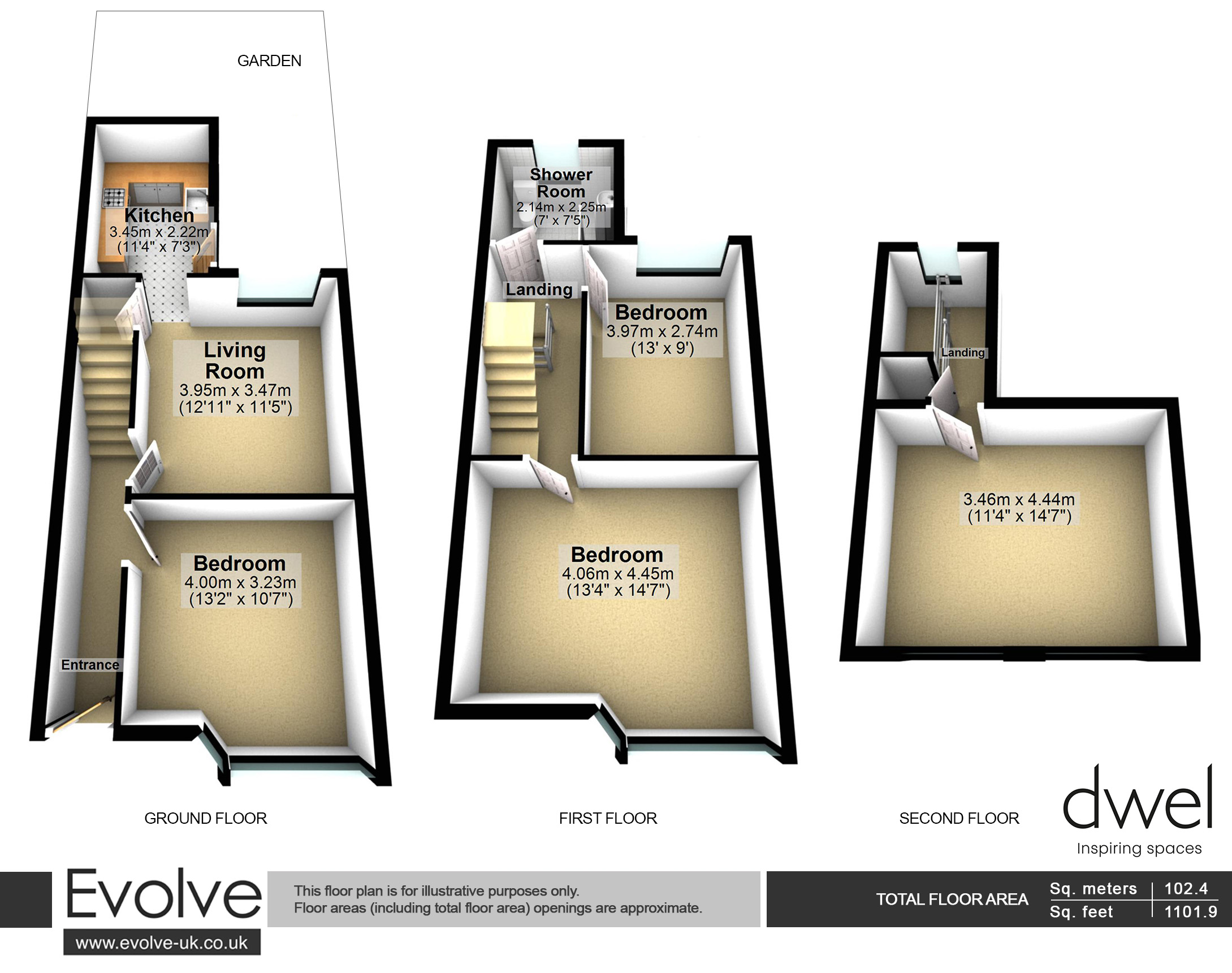 26, Coronation Street, Salford floorplan