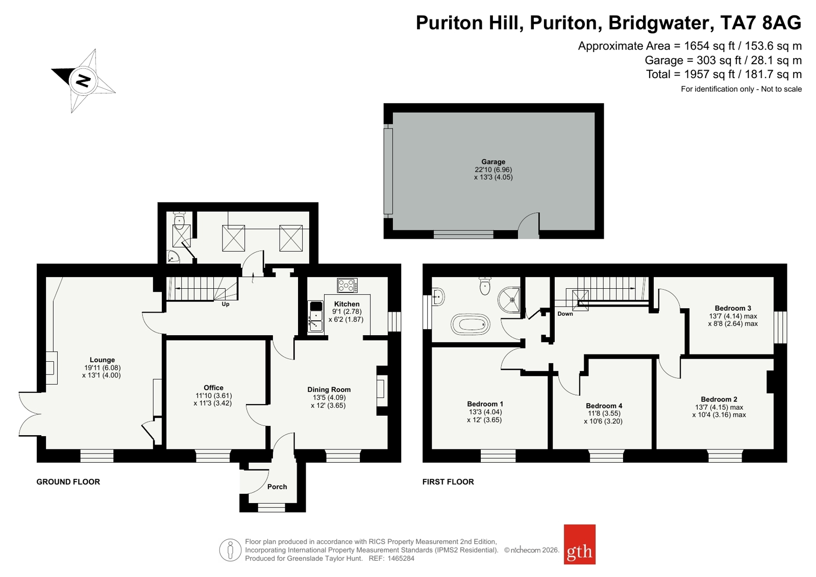 Windmill Cottage,, Puriton Hill, Bridgwater floorplan