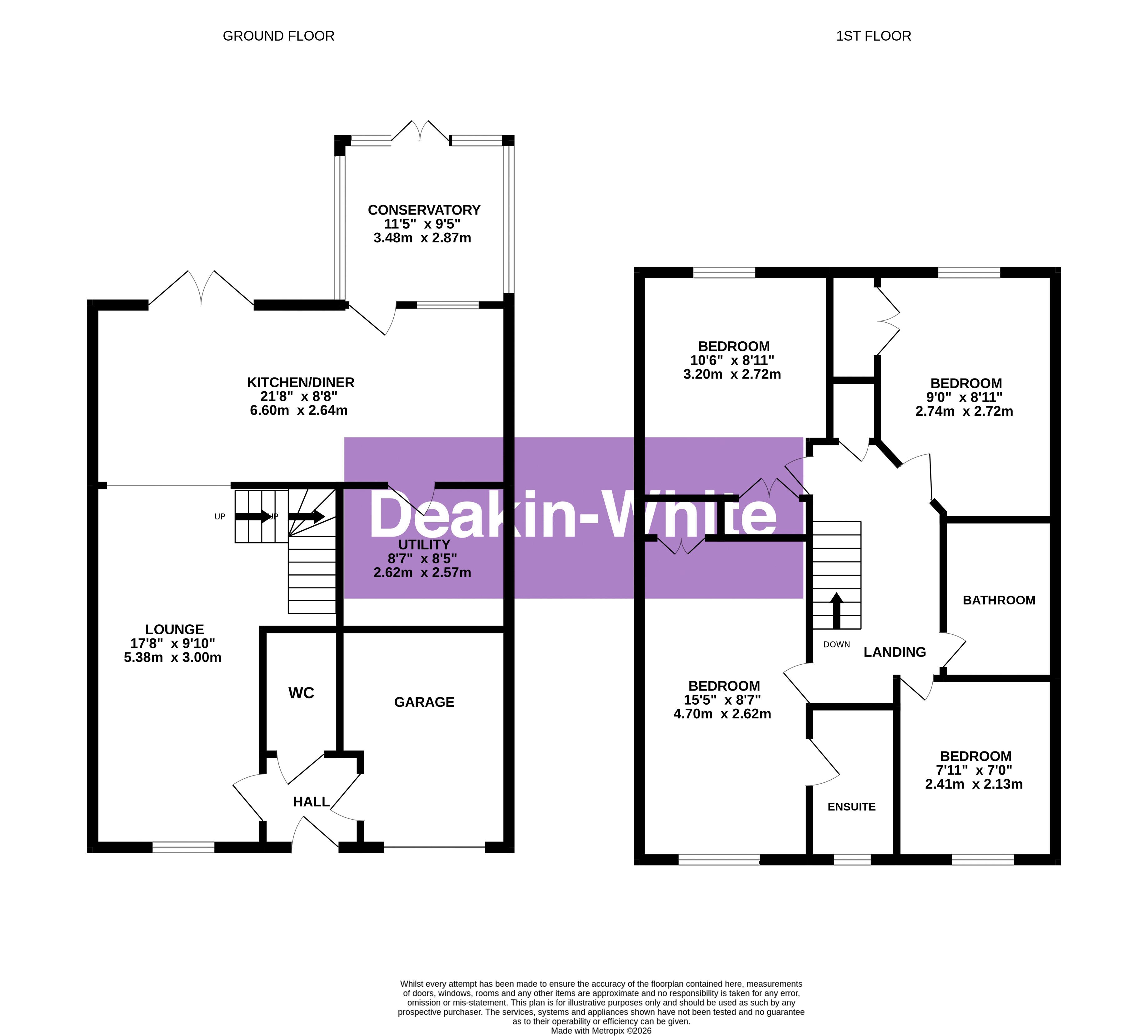 16, Lake View, Dunstable floorplan