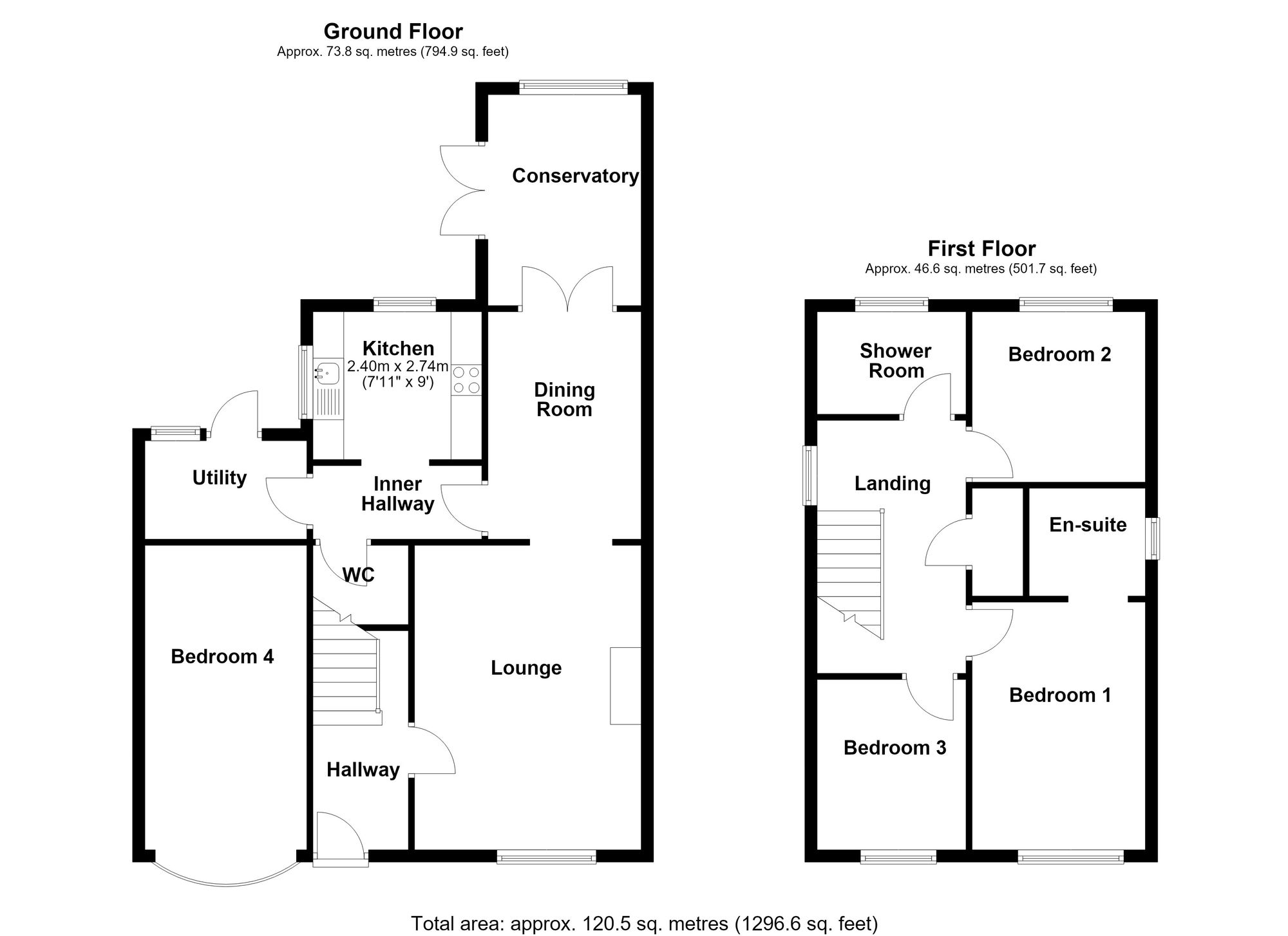 39 Churchfields, Barry floorplan