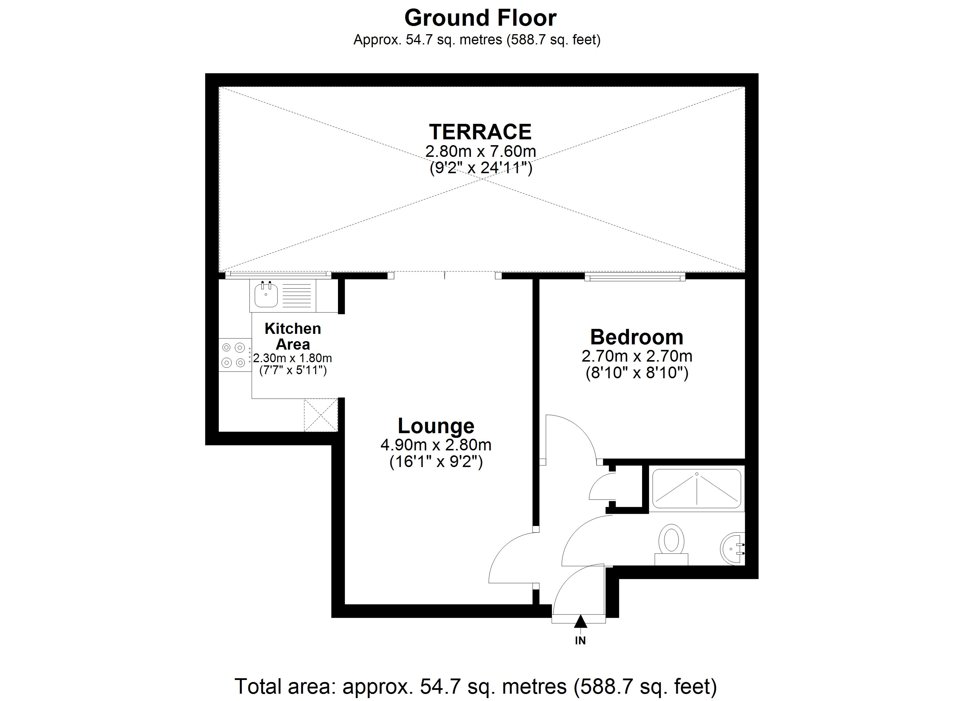 B5, Printwork Apartments, 819, London Road, Sutton floorplan