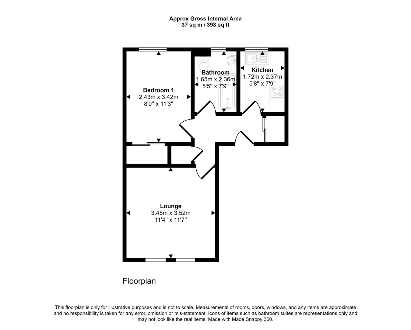 Dundee Terrace, Edinburgh EH11, 1 bedroom flat for sale 66590508