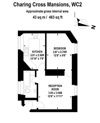 1 Bedrooms Flat to rent in Charing Cross Road, London WC2H