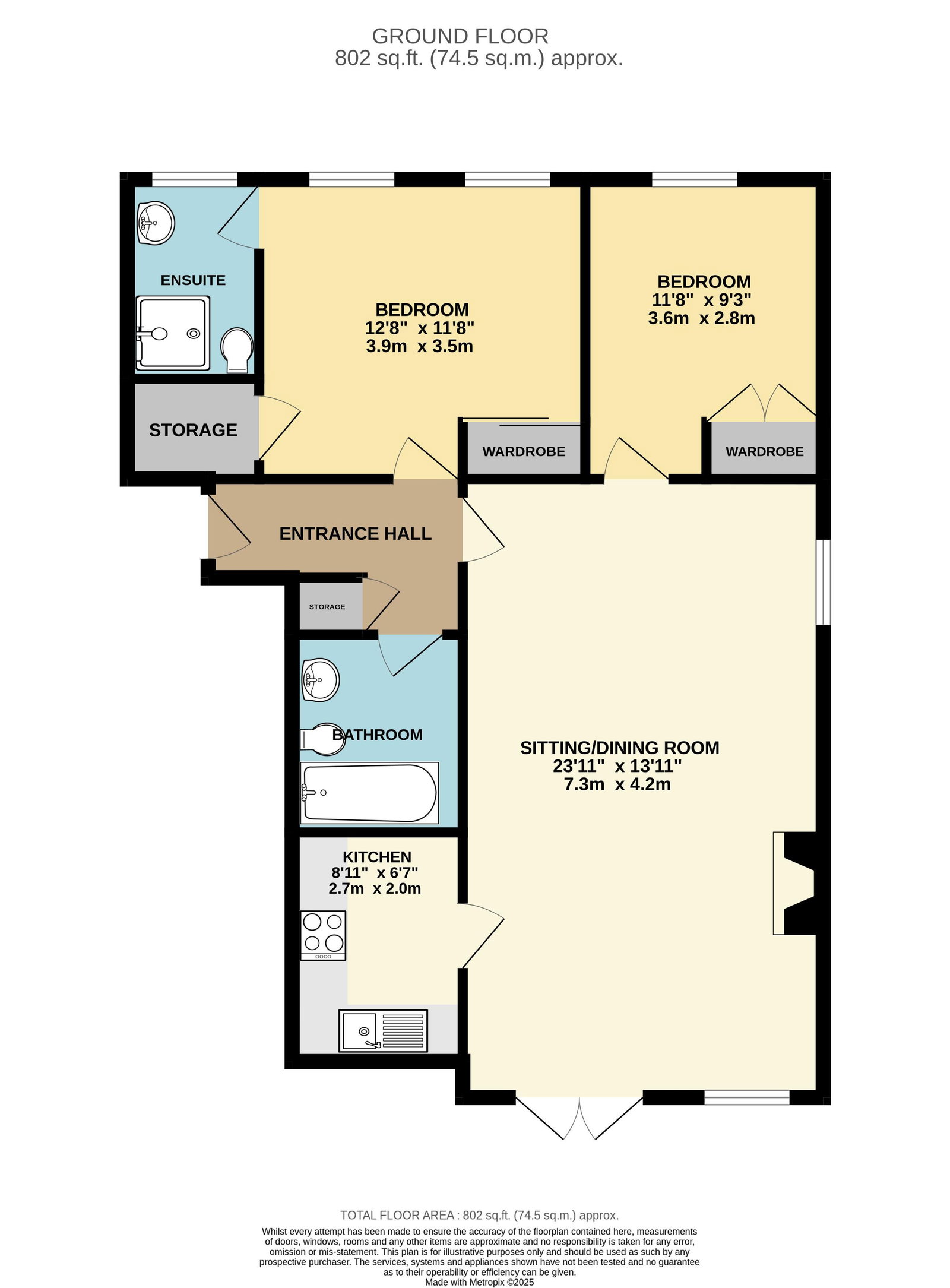 Birchwood,Flat 2, Imperial Road, Malvern floorplan