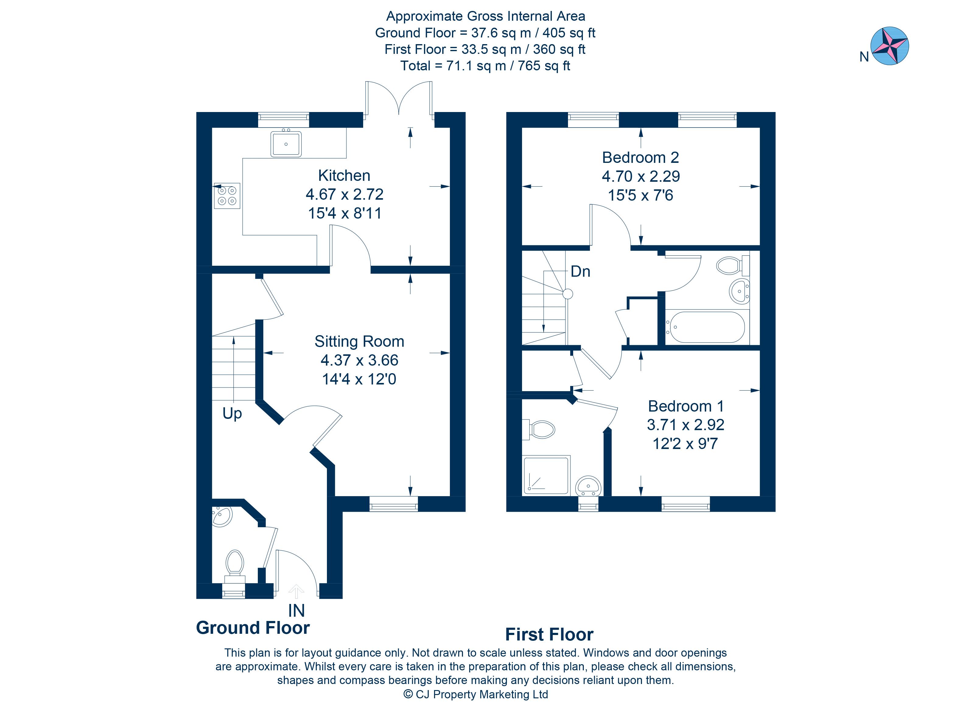 2 bed semidetached house for sale in The Hawthorns, Sutton Courtenay