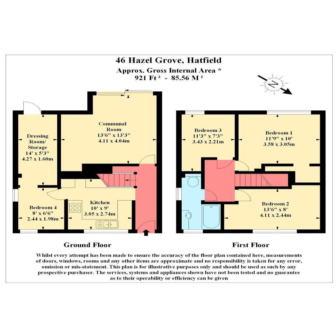 4 Bedrooms  to rent in Hazel Grove, Hatfield AL10