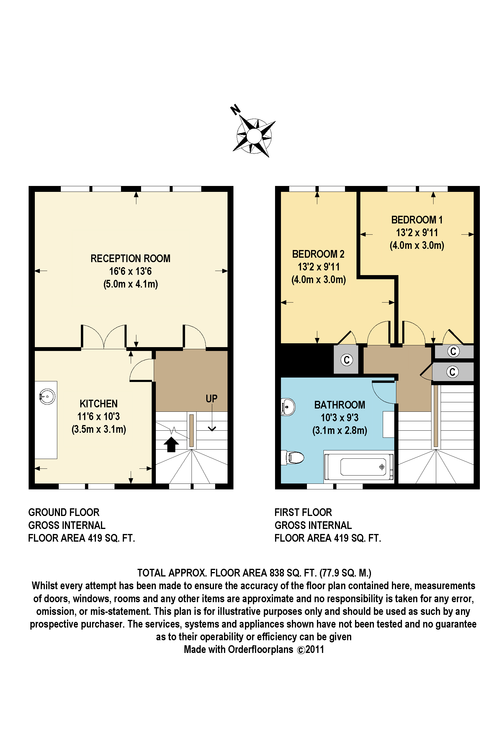 2 Bedrooms Maisonette to rent in Delancey St, London NW1
