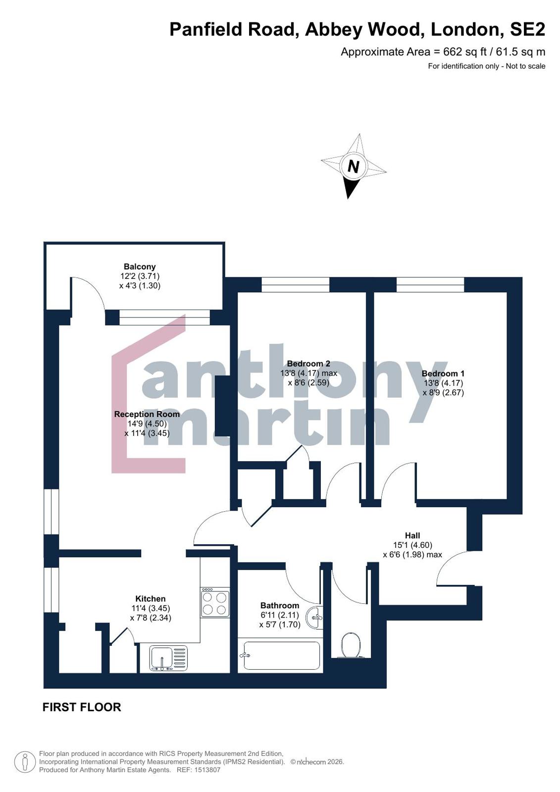 174, Panfield Road, London floorplan