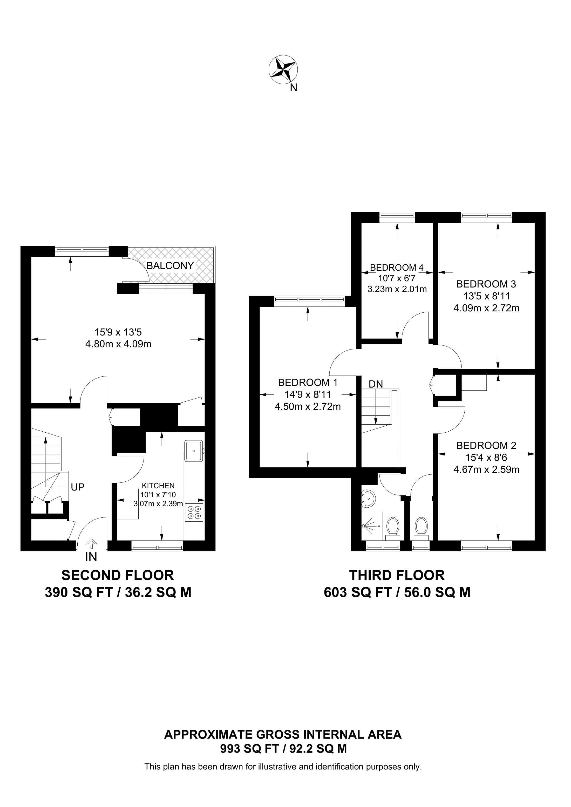 Ossulston Street, Camden floorplan