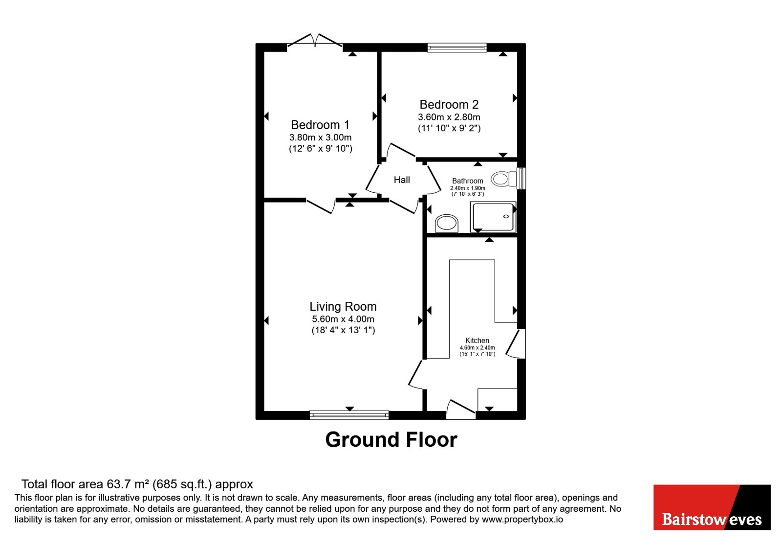 79, Polperro Way, Nottingham floorplan