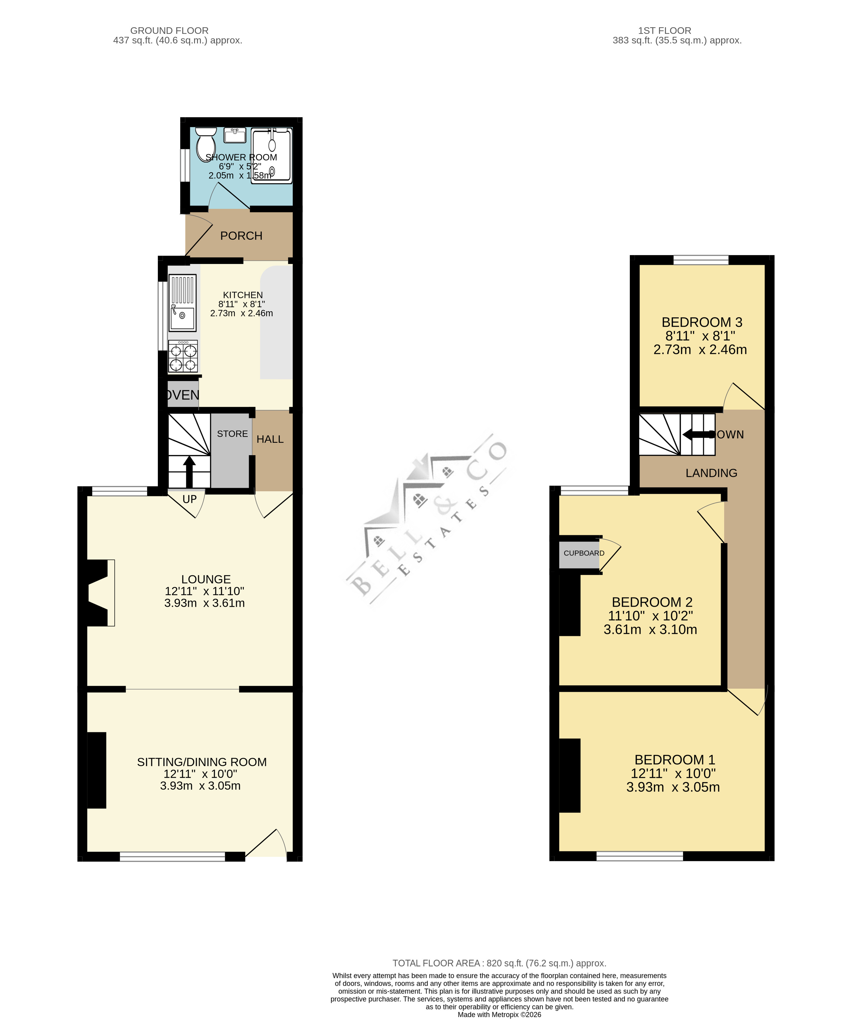 79, East Terrace, Sheffield floorplan