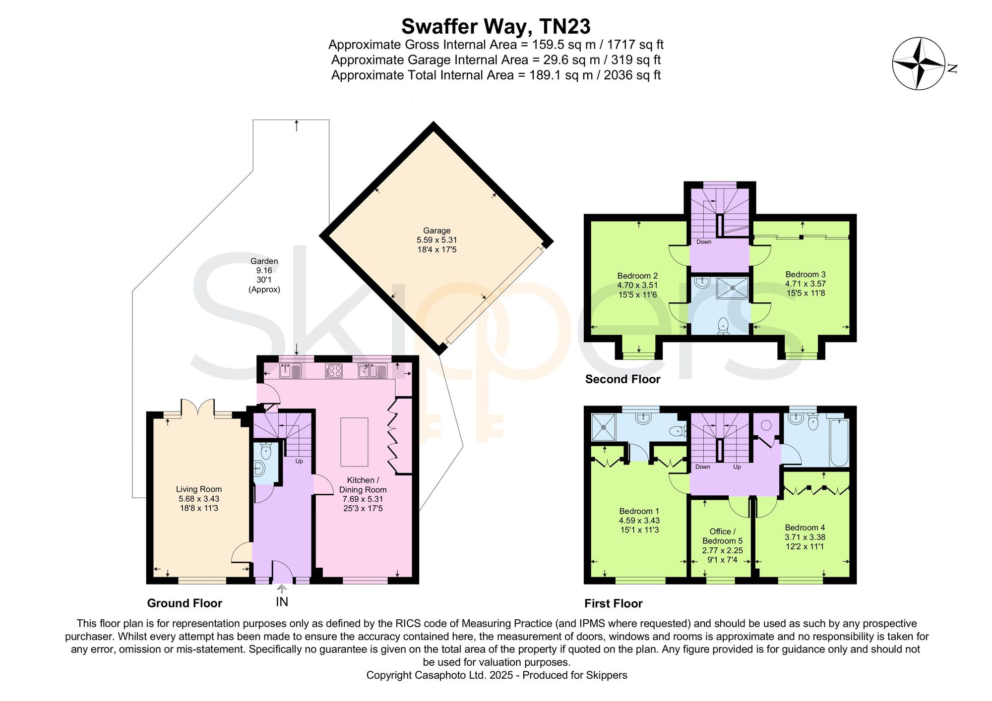 19 Swaffer Way, Ashford floorplan